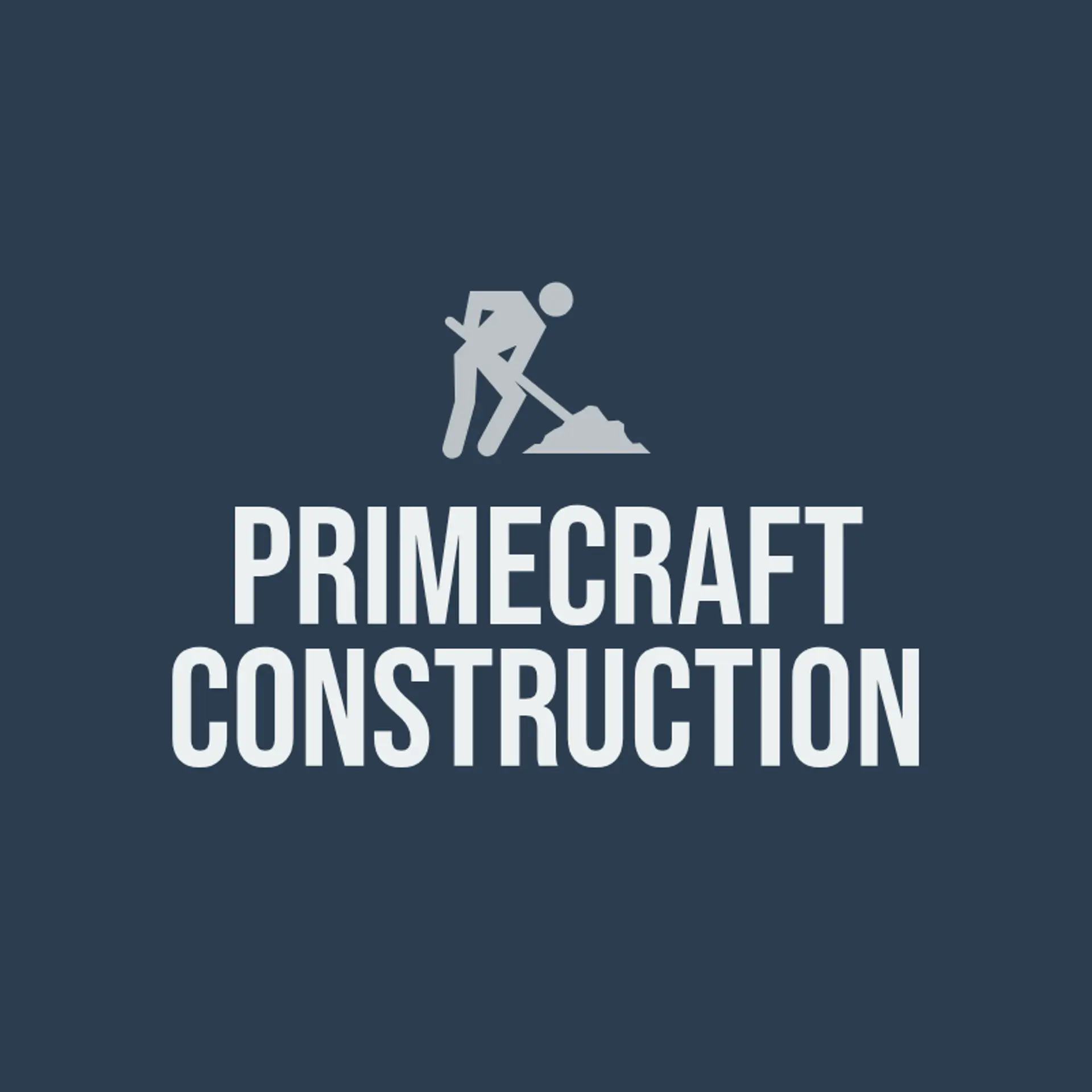 PrimeCraft Construction logo for construction business