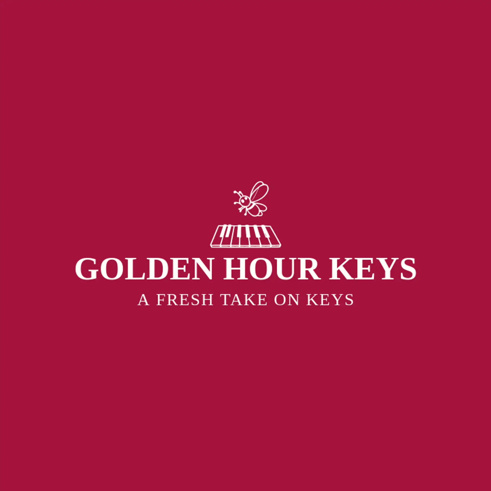 Golden Hour Keys logo for keyboard