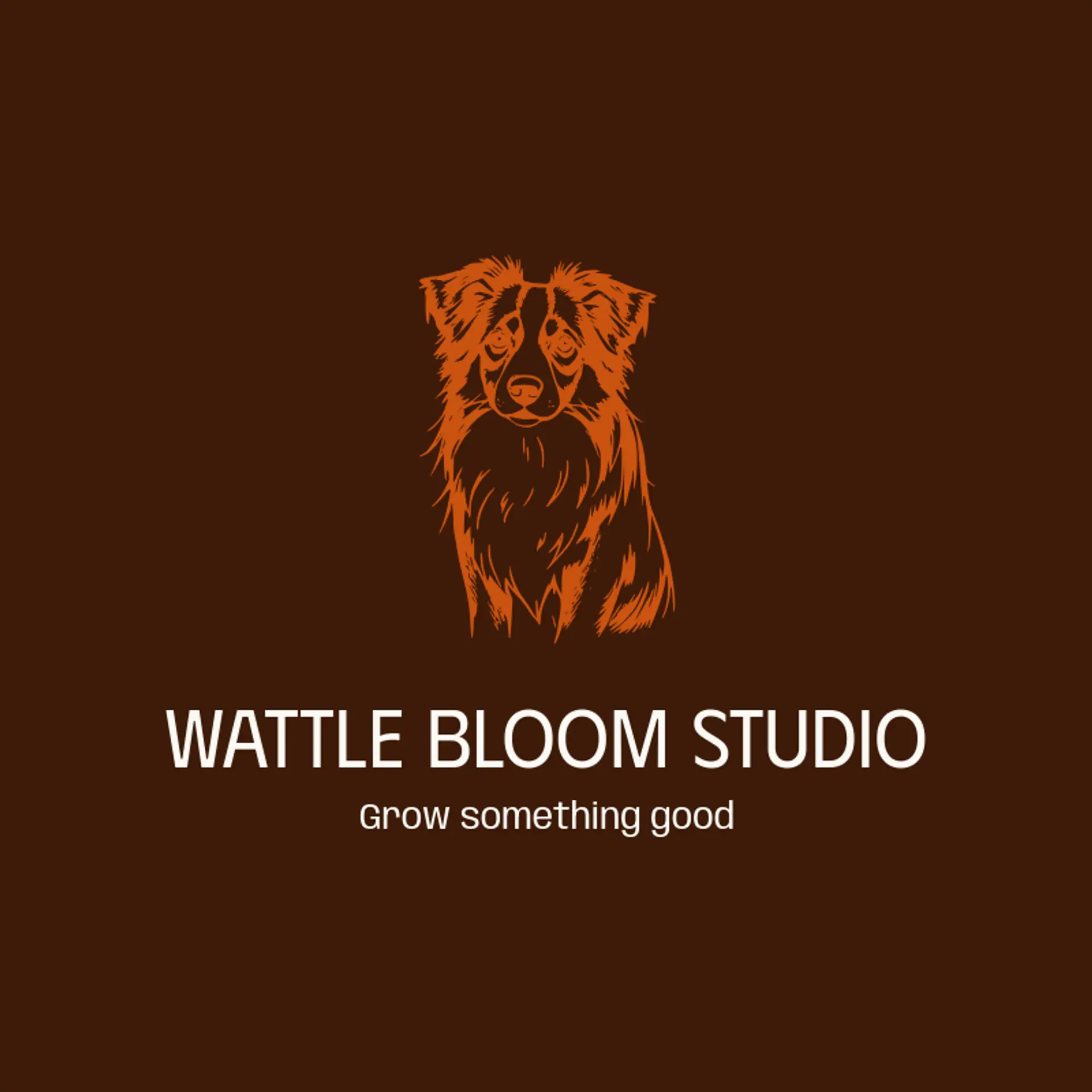 Wattle Bloom Studio logo for aussie