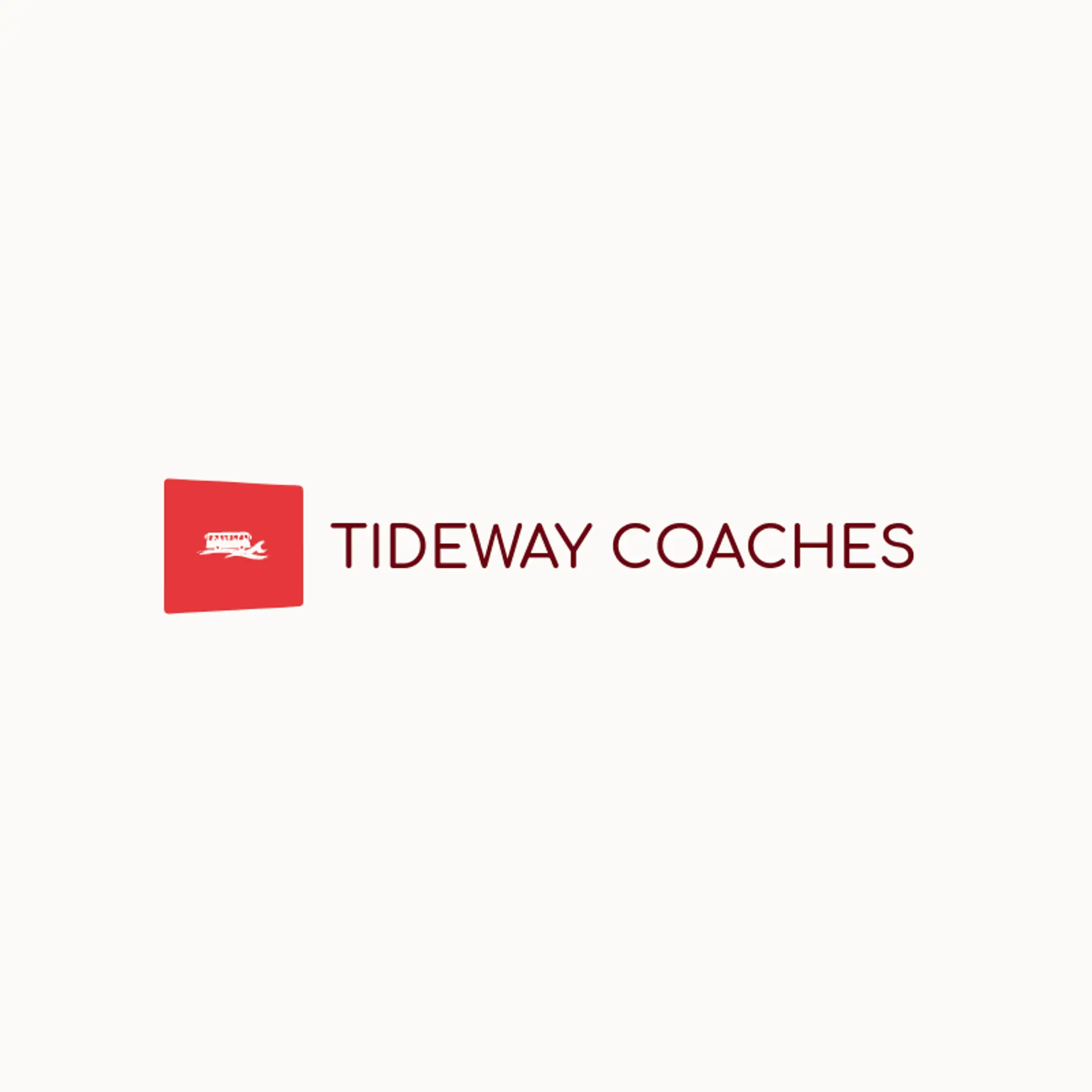 Tideway Coaches logo for bus