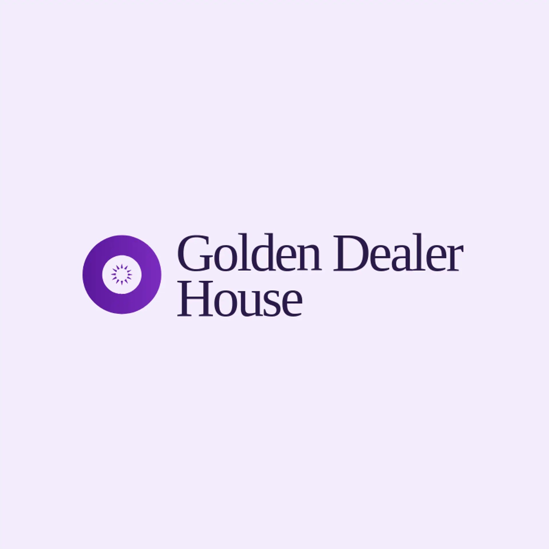 Golden Dealer House logo for blackjack