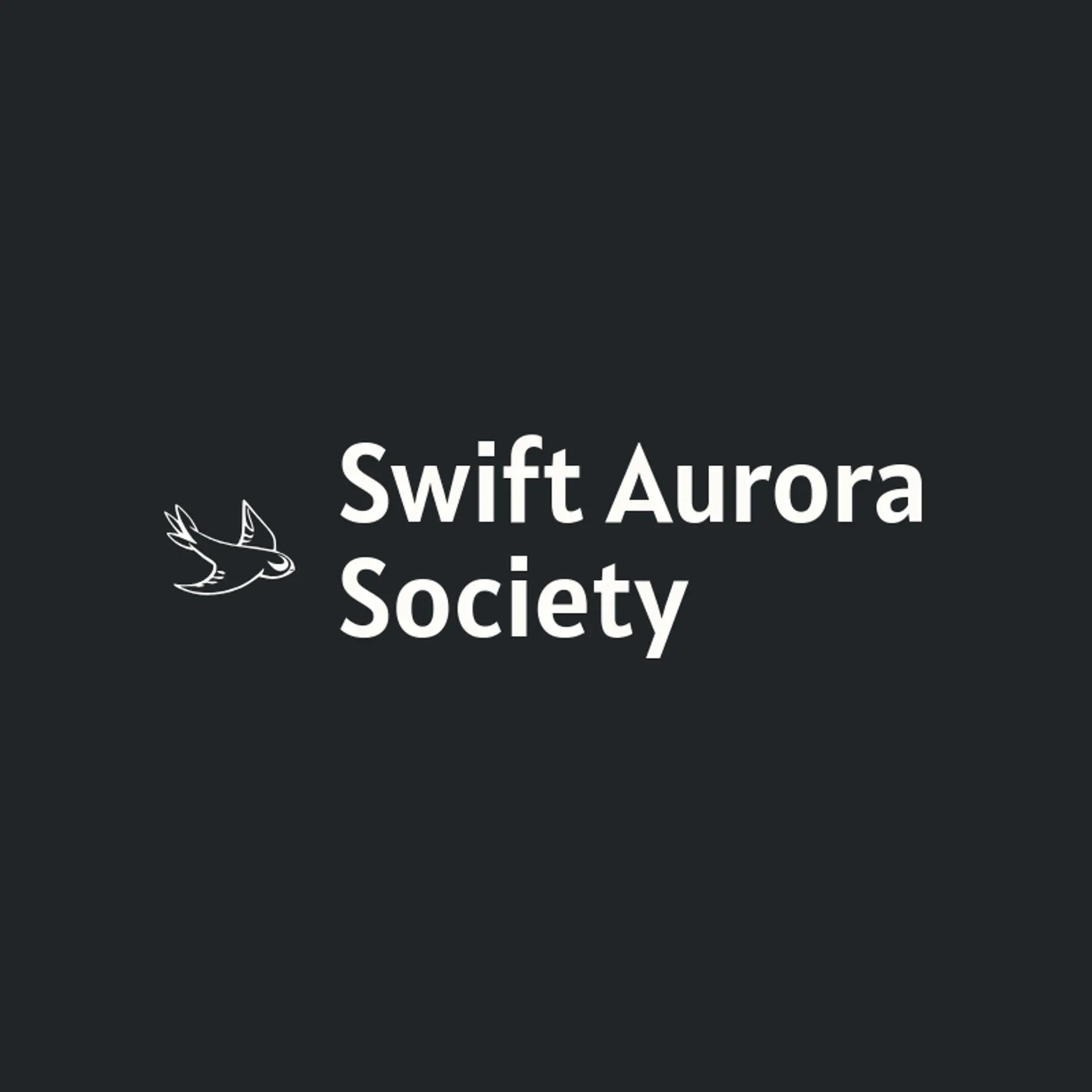 Swift Aurora Society logo for swift