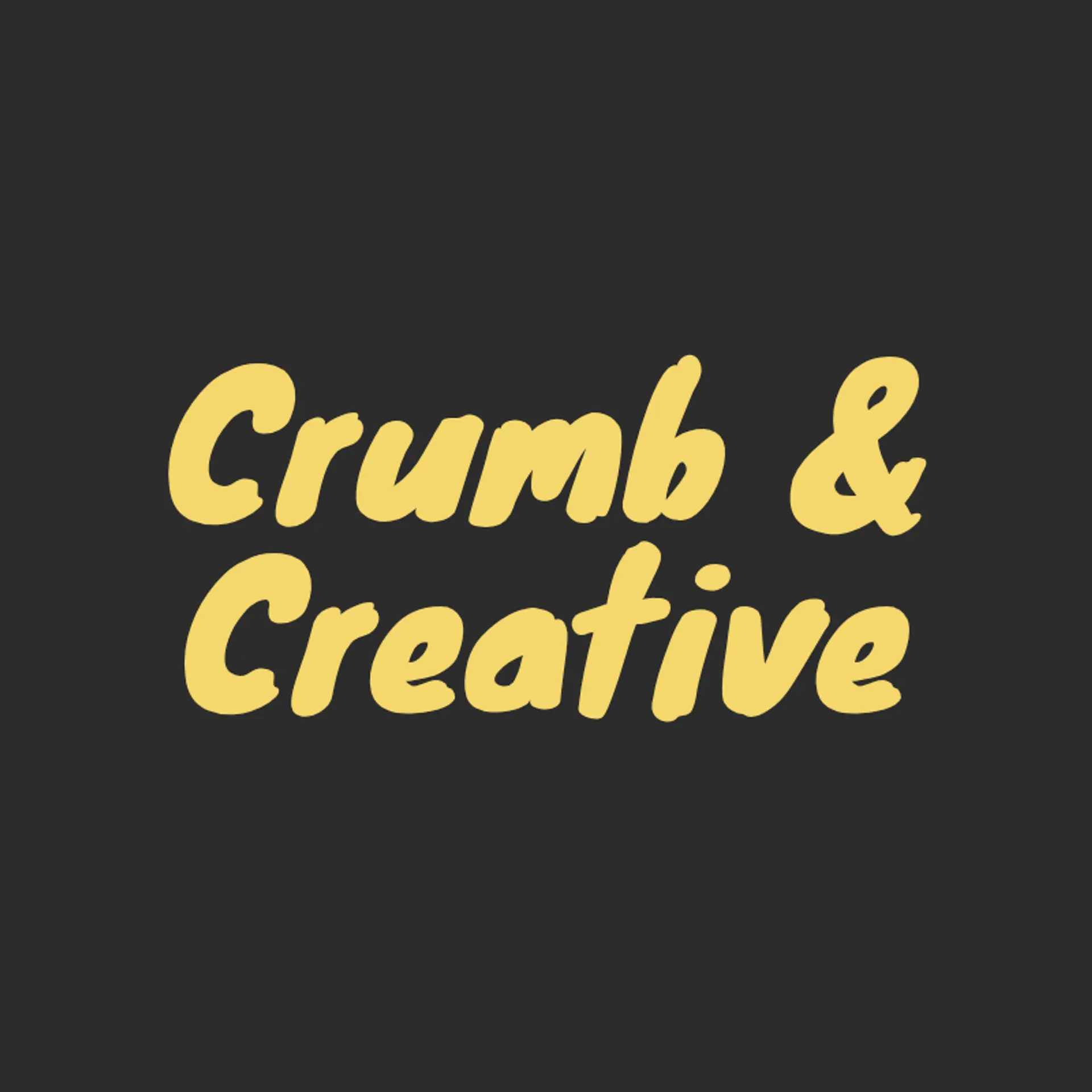 Crumb & Creative logo for creative bakery
