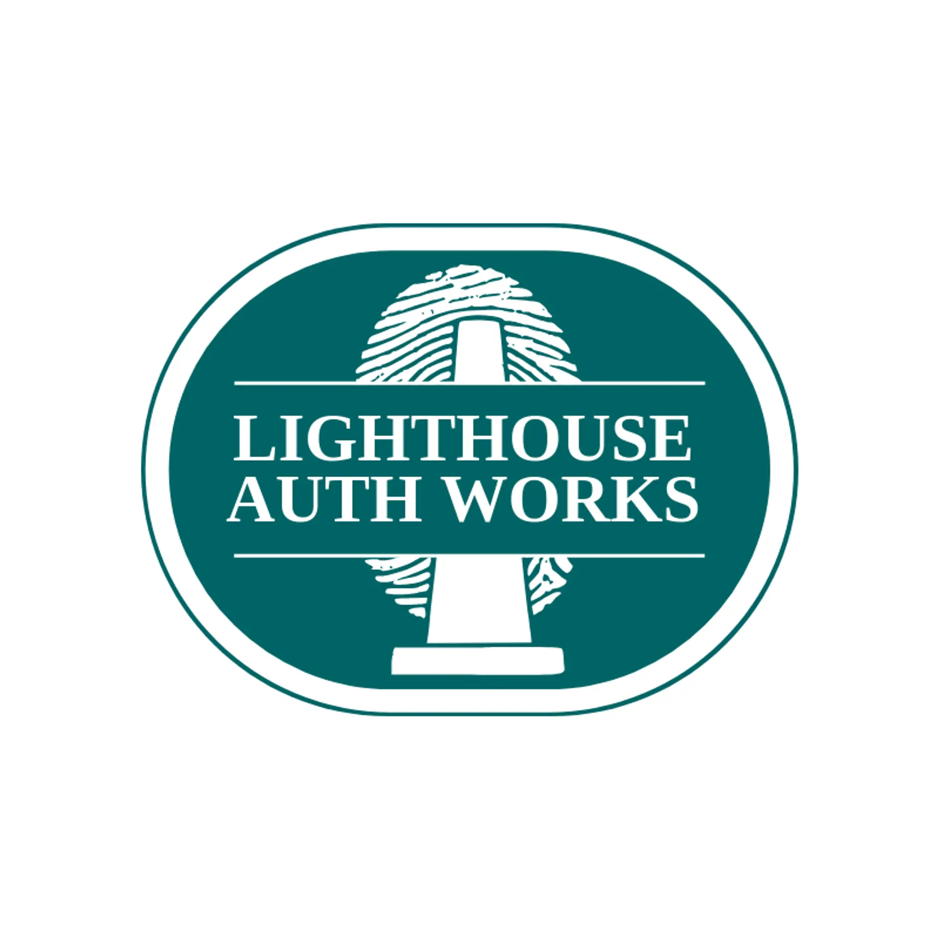 Lighthouse Auth Works logo for fingerprint