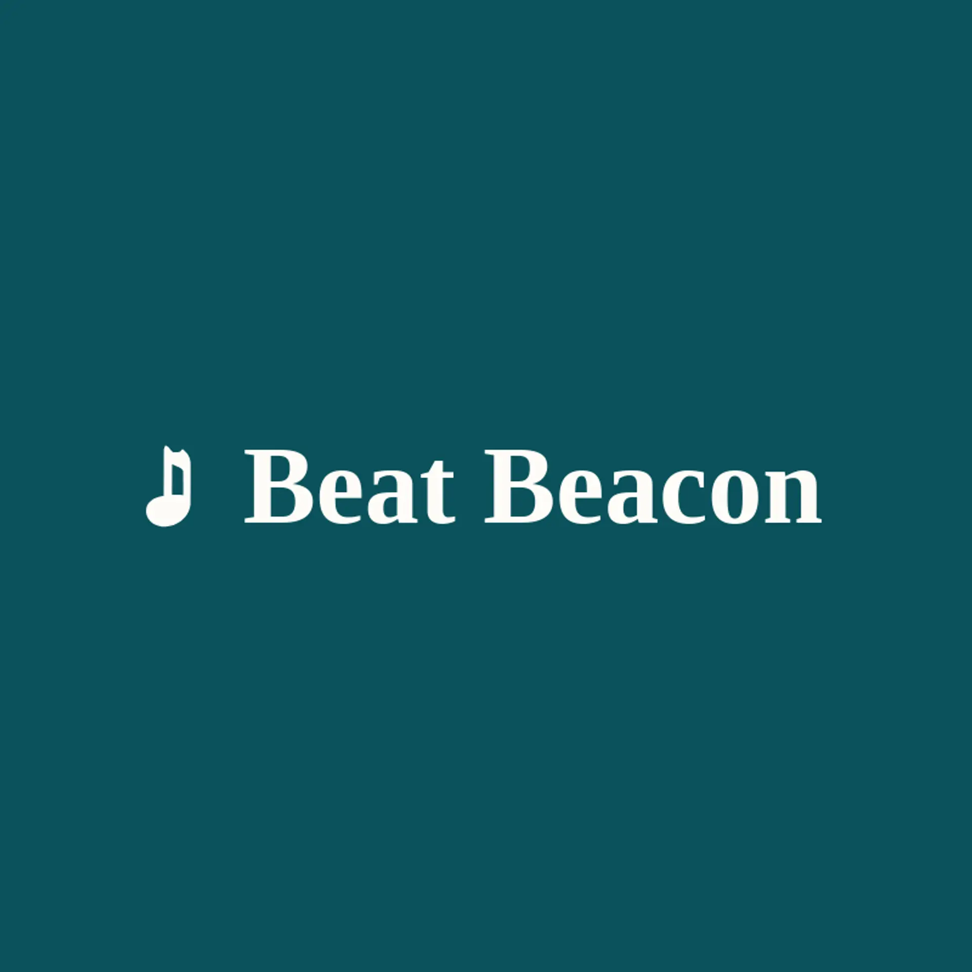 Beat Beacon logo for music note