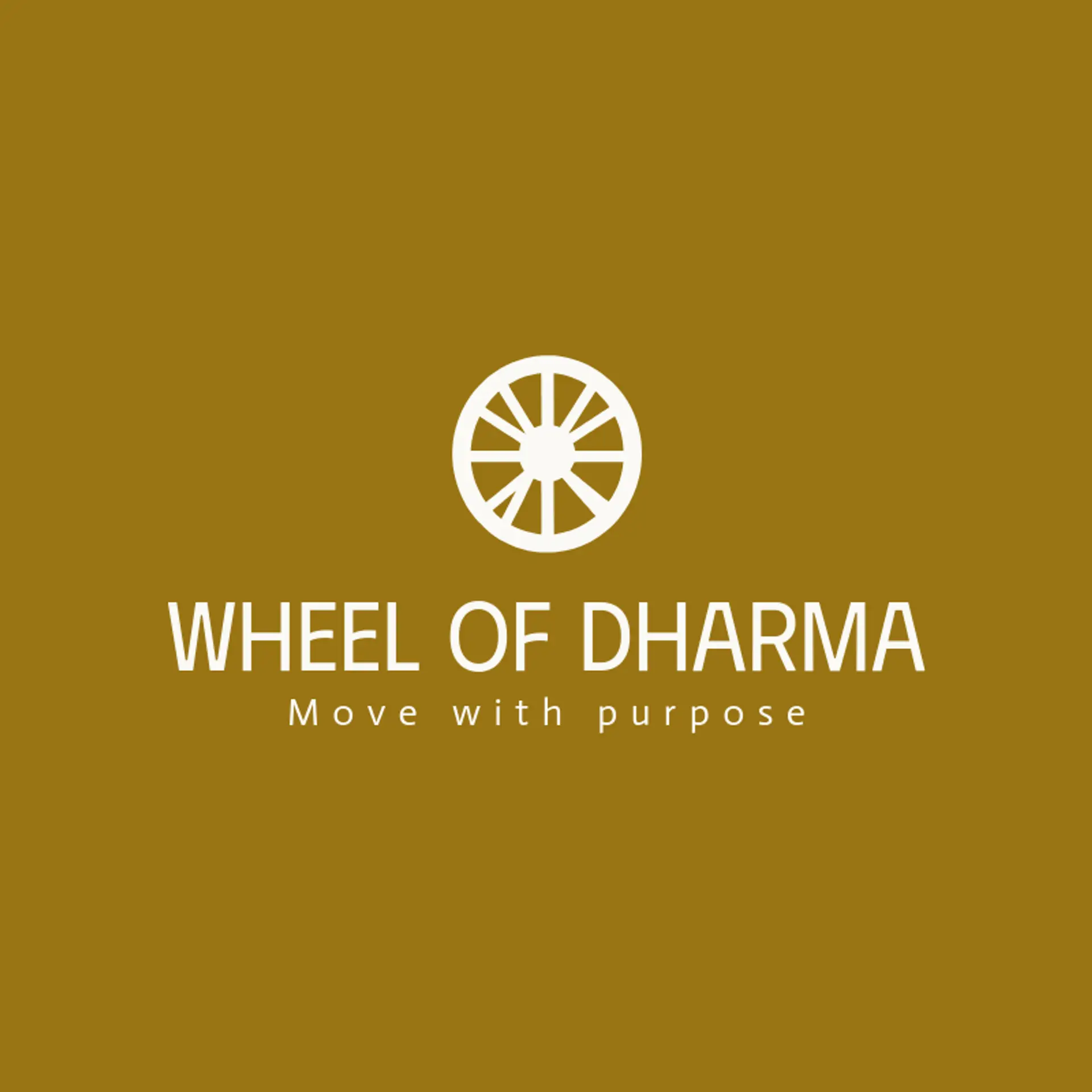 Wheel Of Dharma logo for krishna