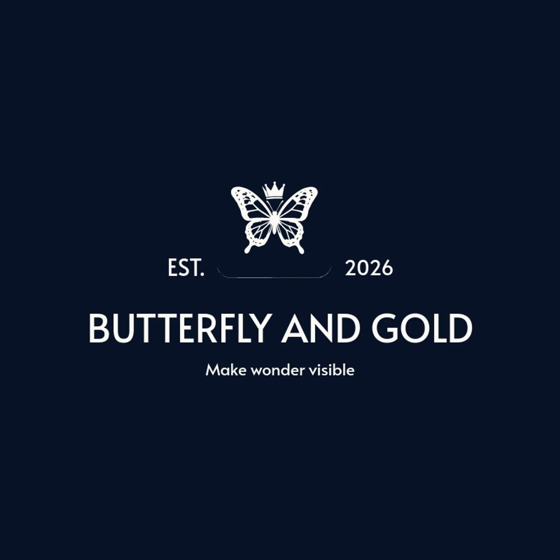 Butterfly And Gold logo for monarch