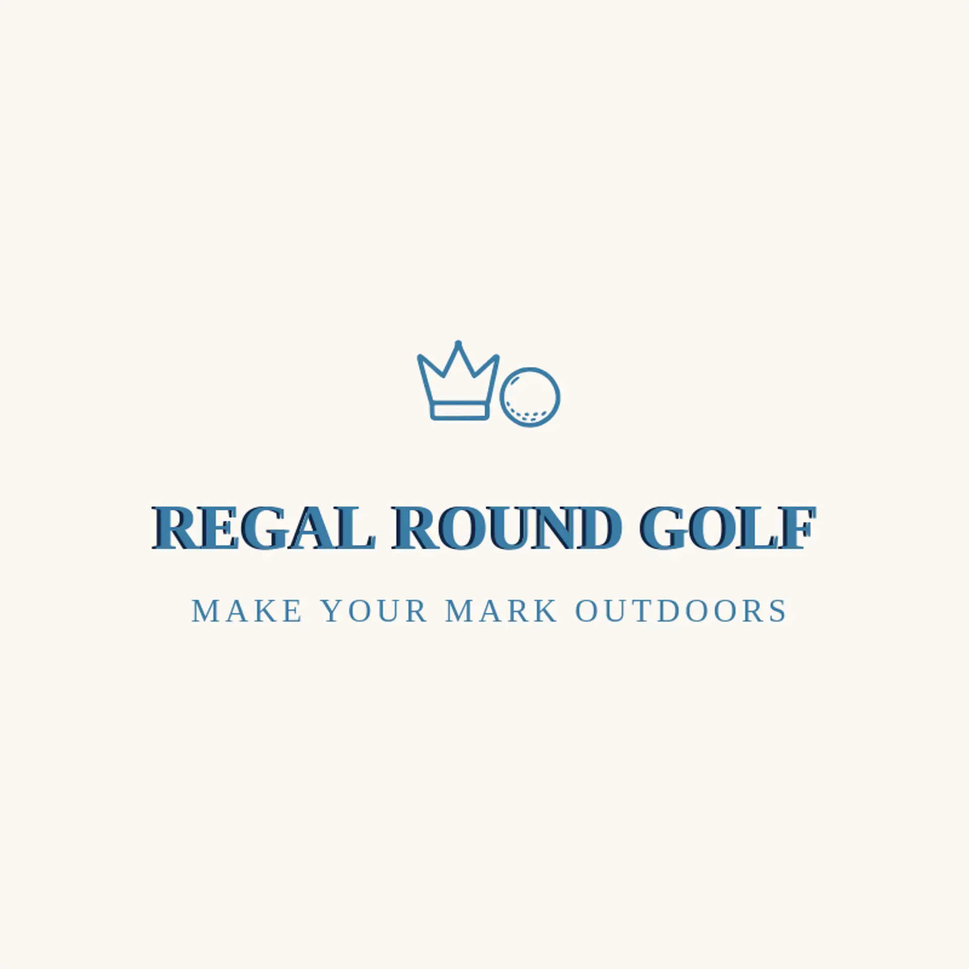 Regal Round Golf logo for golf ball