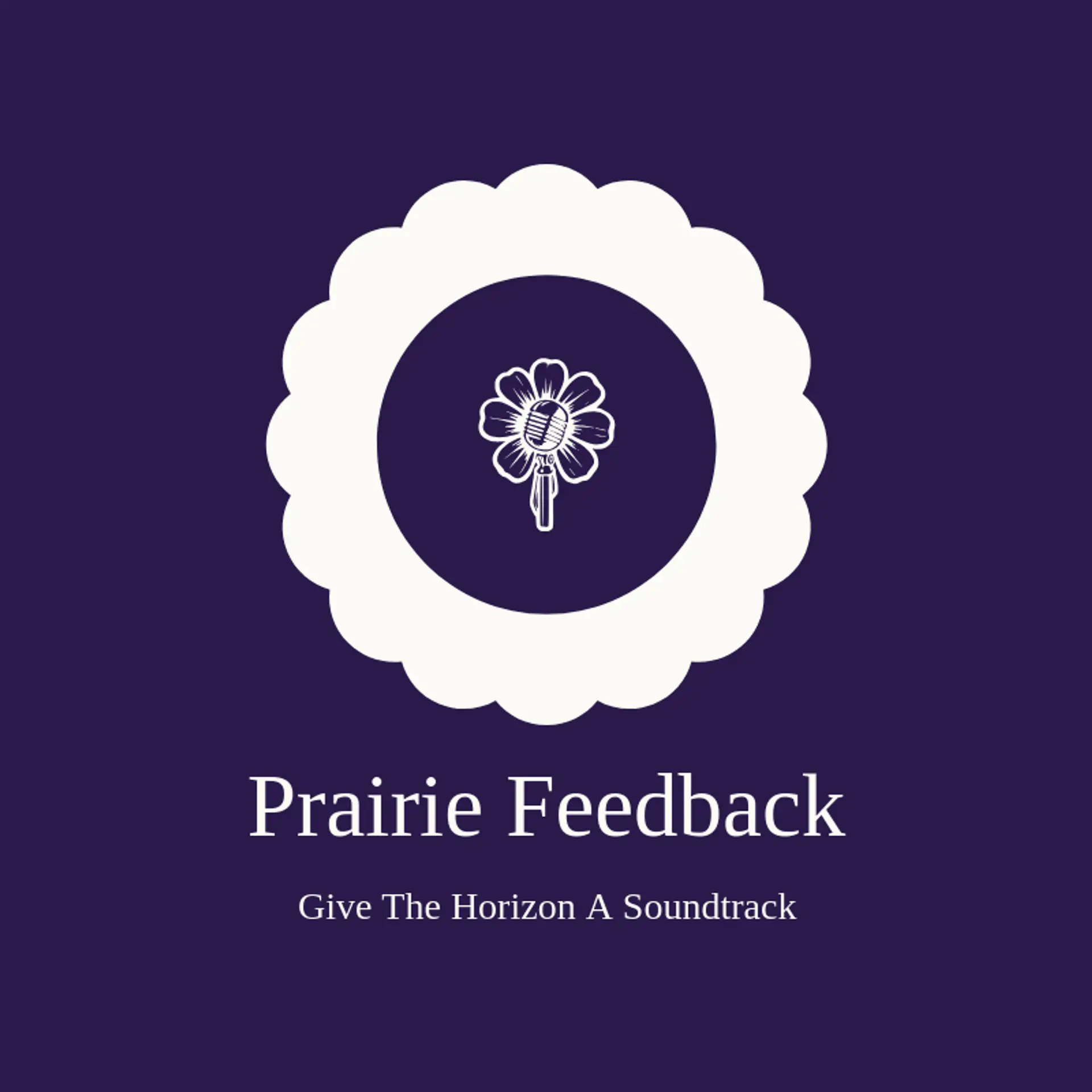 Prairie Feedback logo for rock music