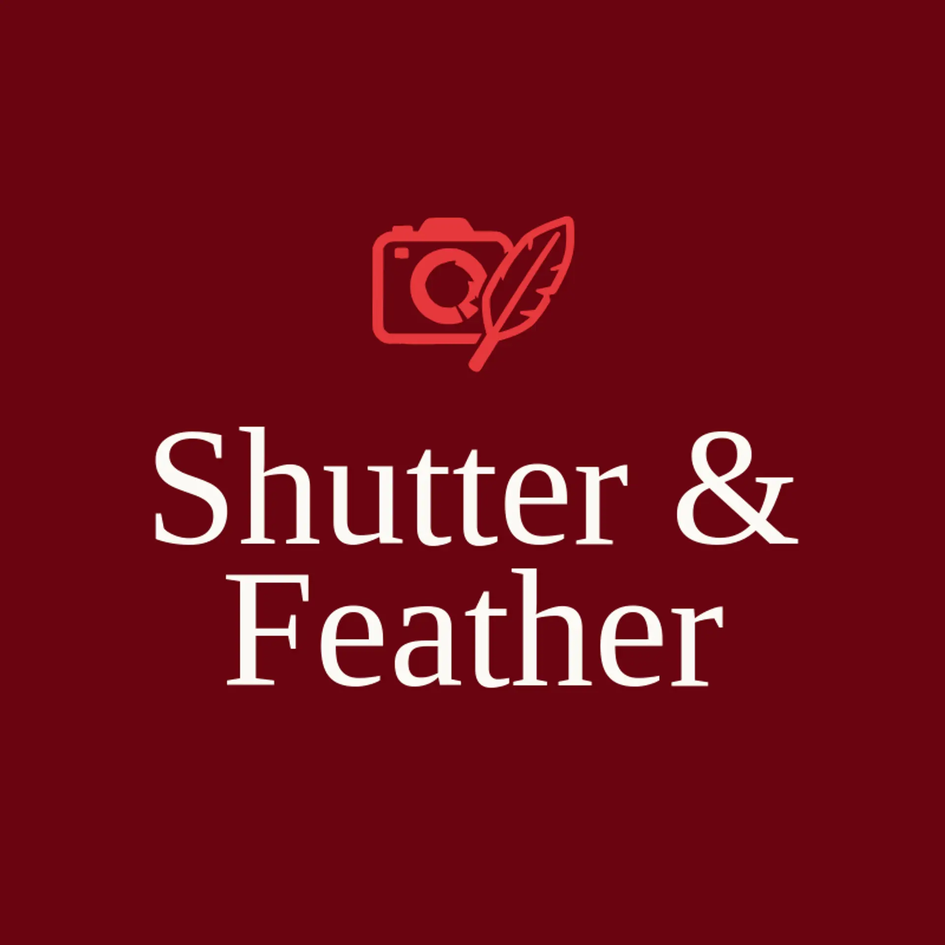Shutter & Feather logo for photo