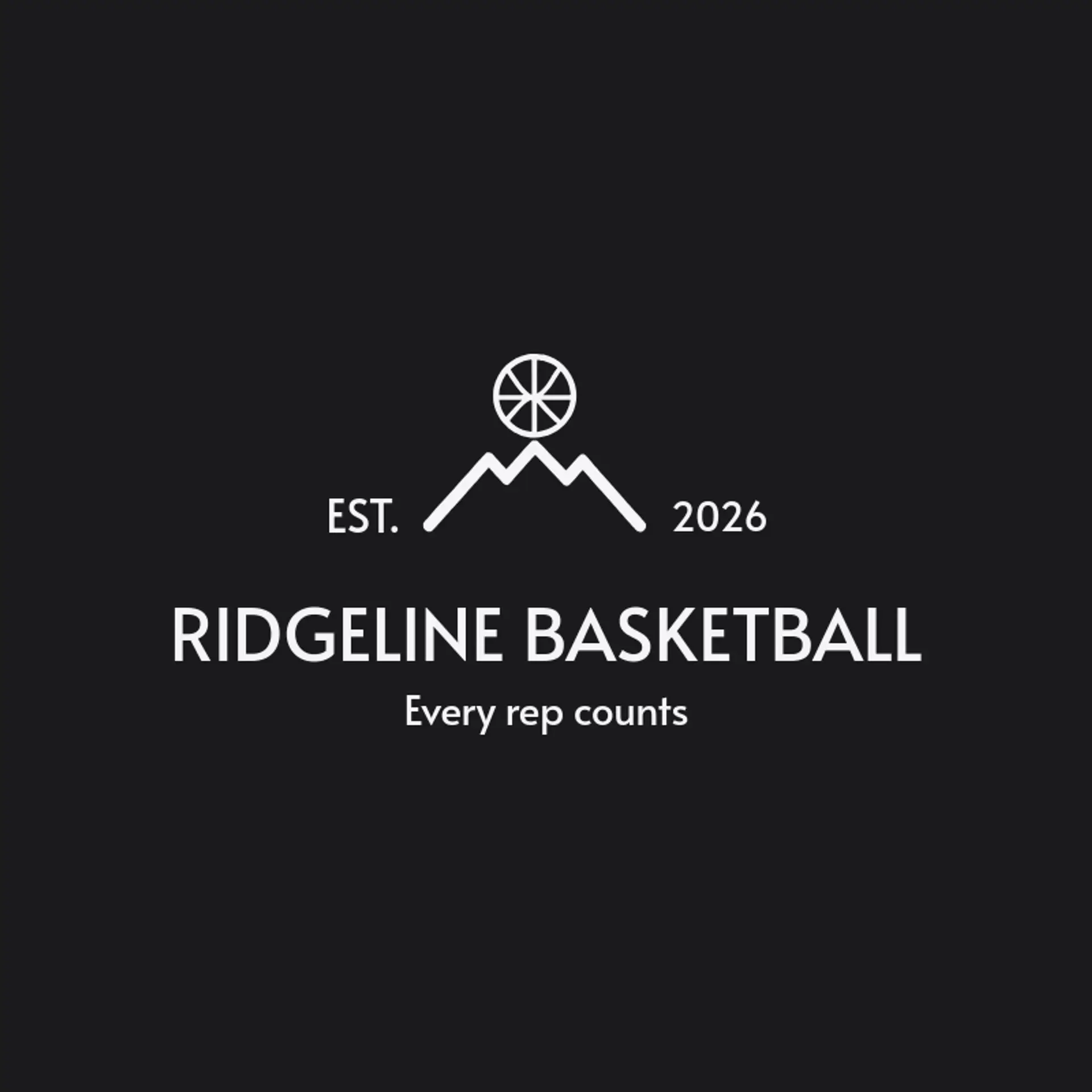 Ridgeline Basketball logo for basketball
