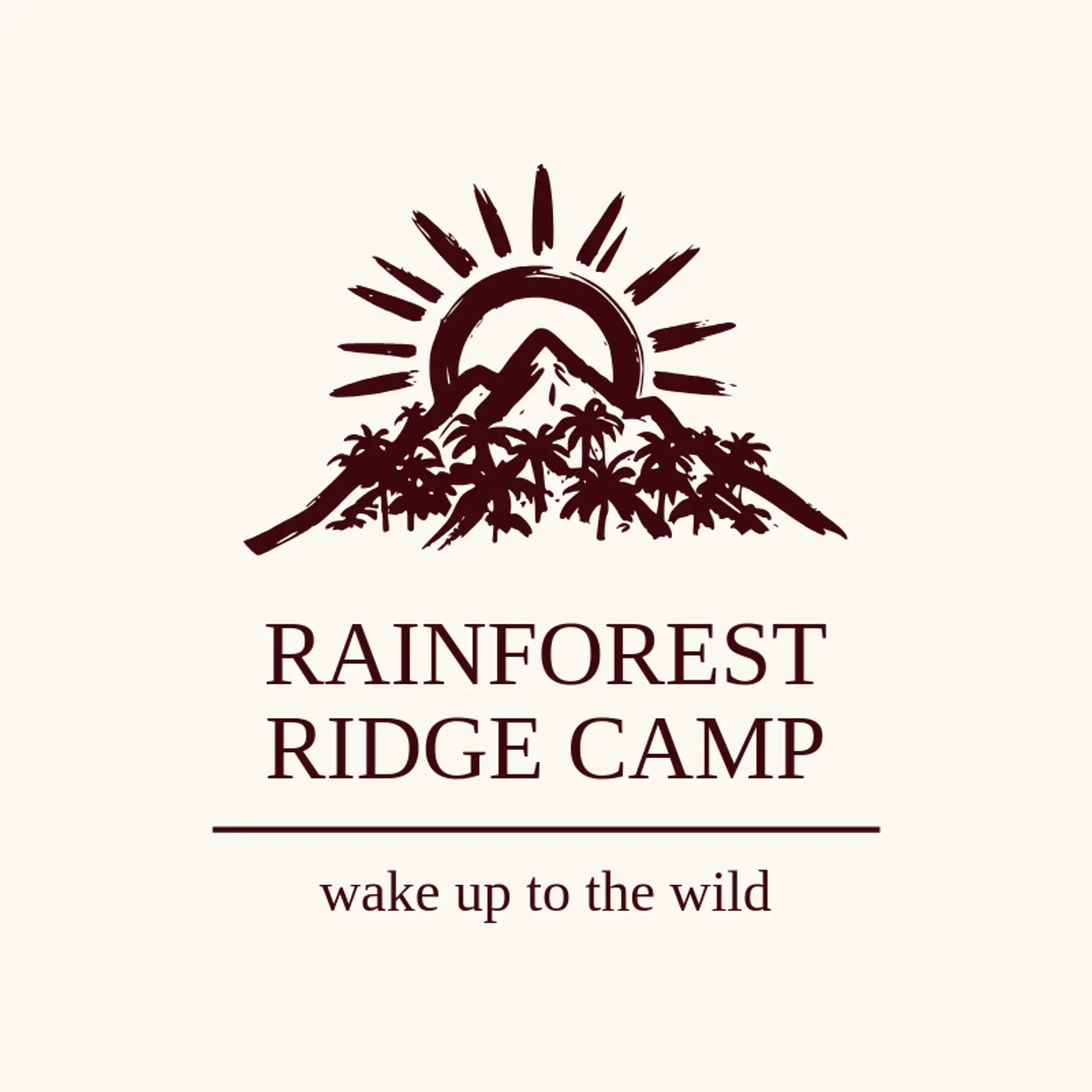 Rainforest Ridge Camp logo for jungle
