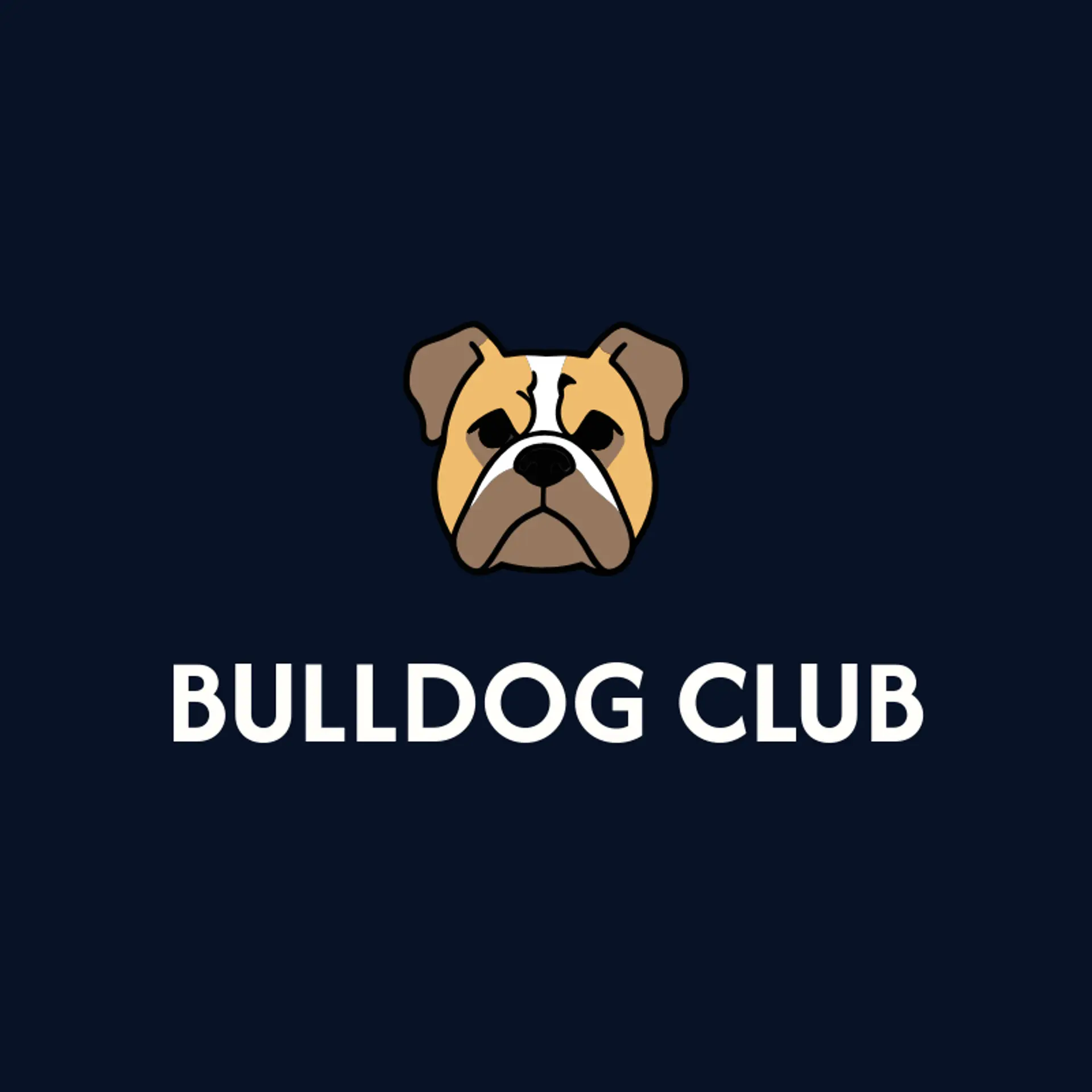 Bulldog Club logo for bulldog