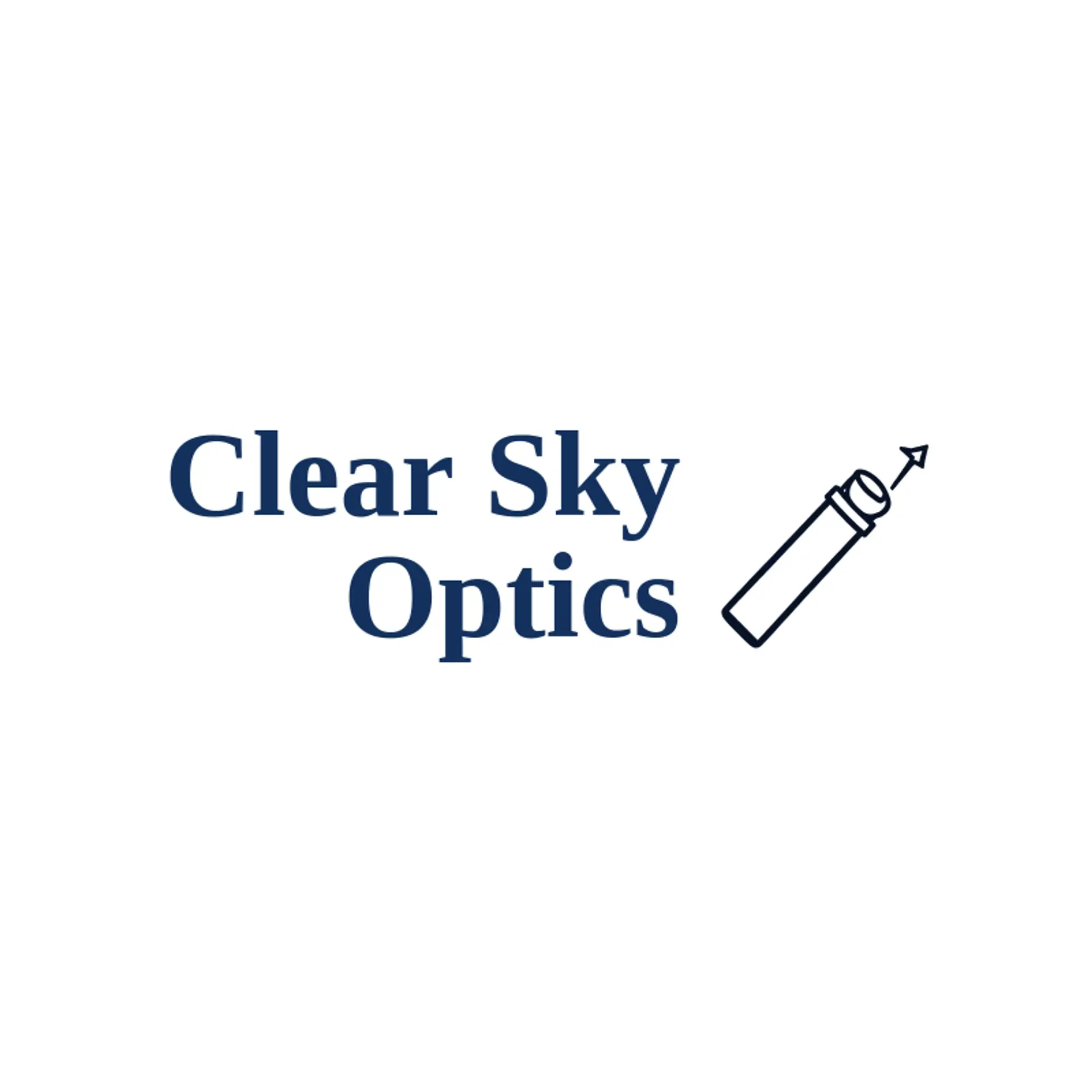 Clear Sky Optics logo for shooting star