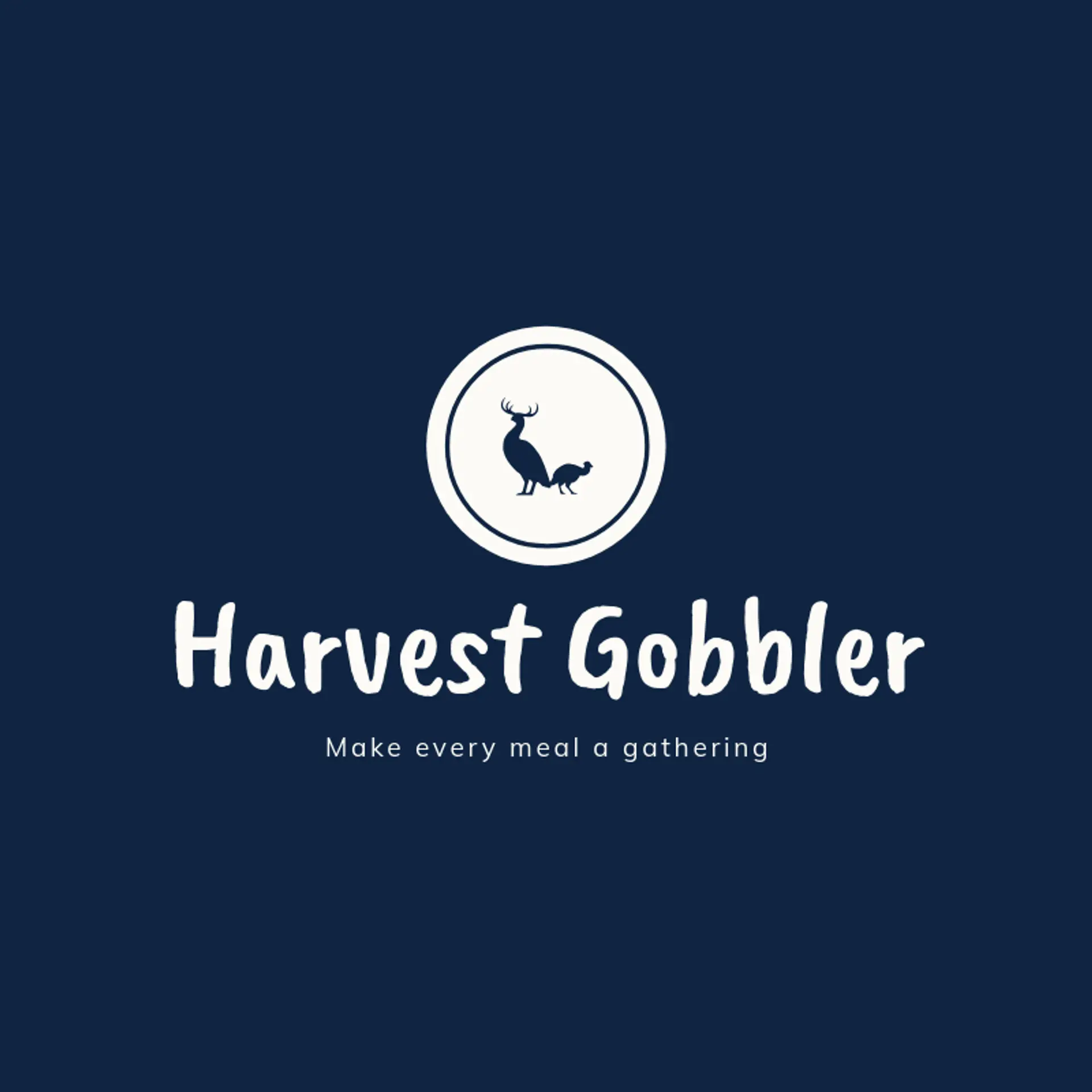 Harvest Gobbler logo for turkey
