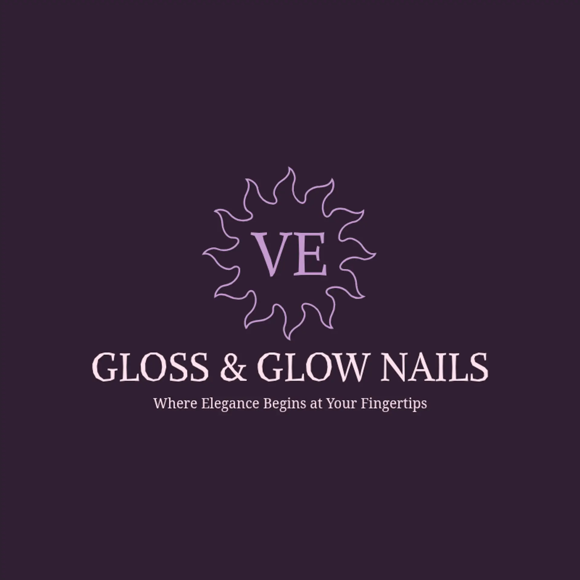 Gloss & Glow Nails logo for nail spa