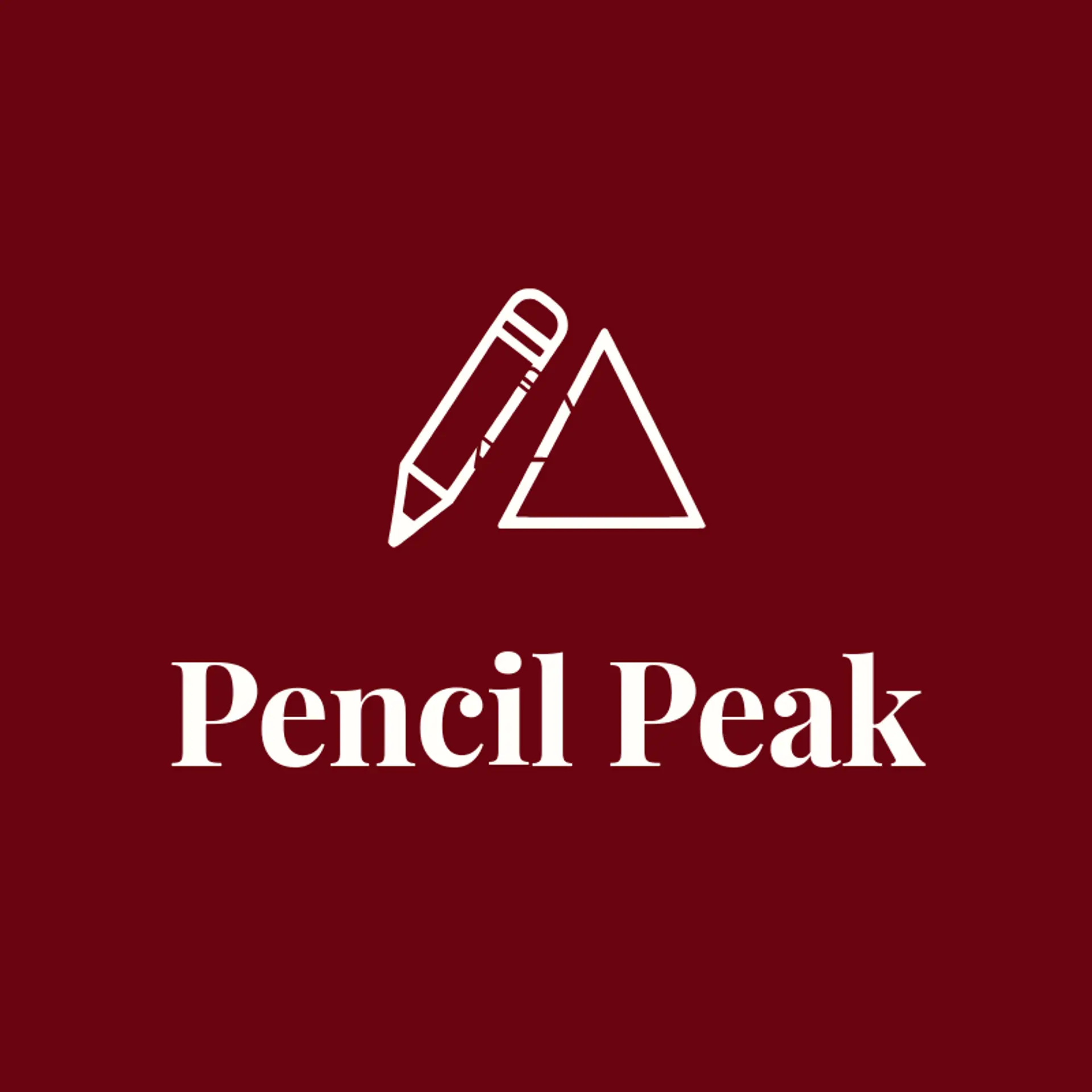 Pencil Peak logo for pen