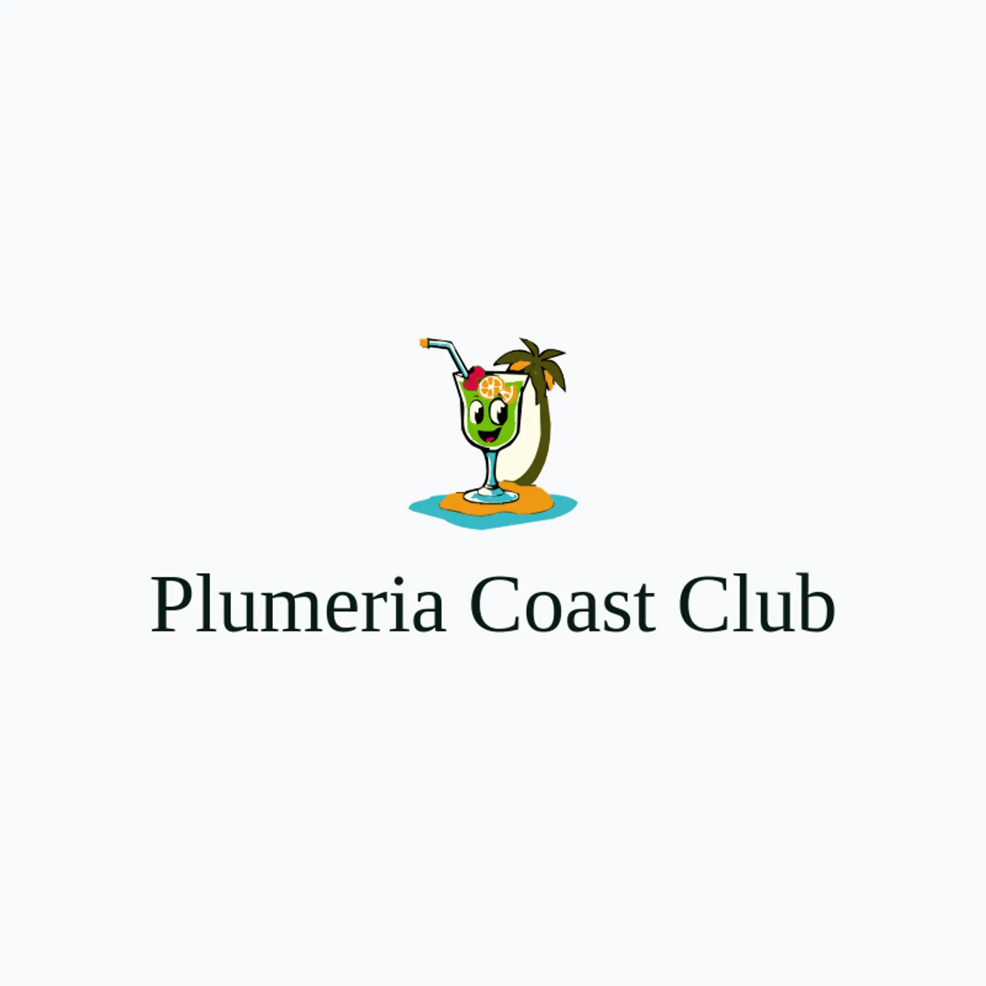Plumeria Coast Club logo for hawaiian
