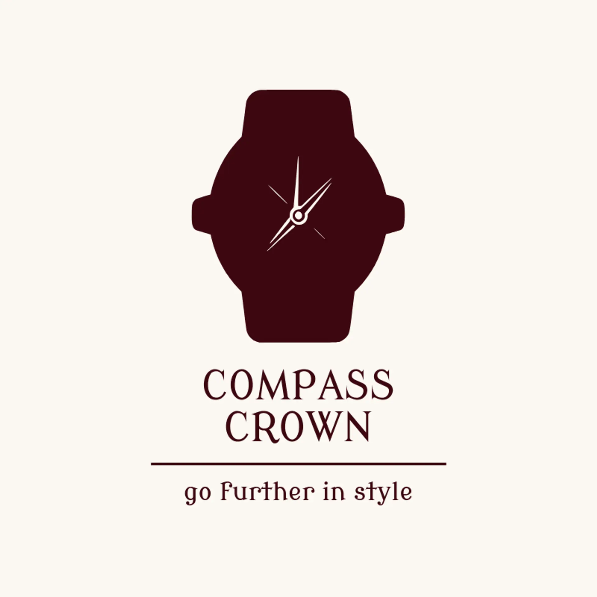 Compass Crown logo for watch