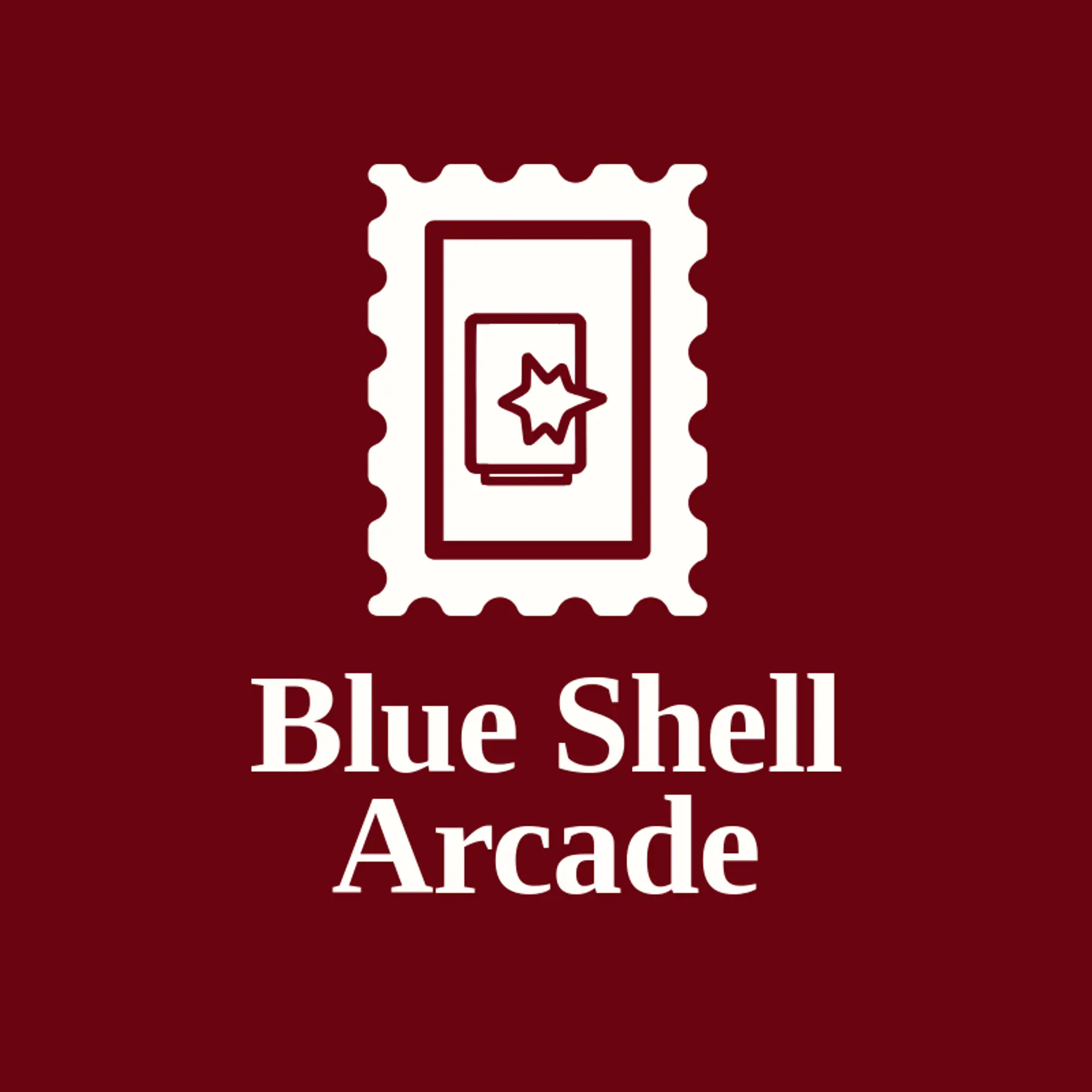 Blue Shell Arcade logo for nintendo