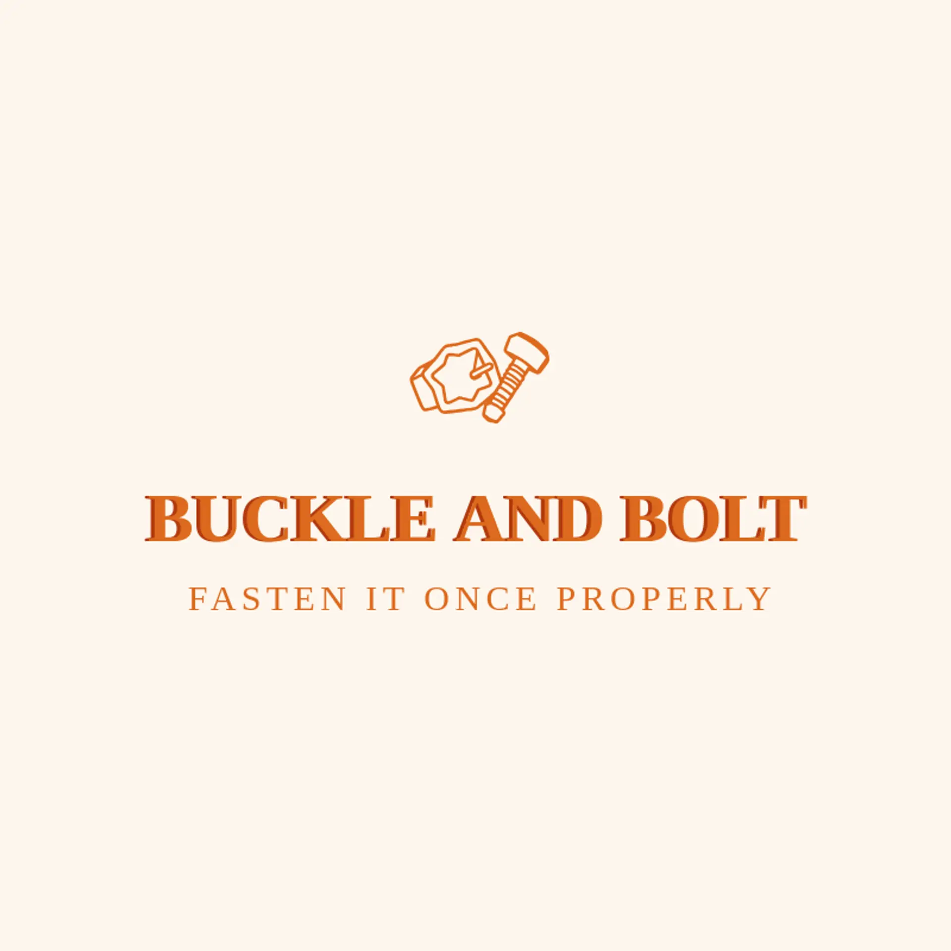 Buckle and Bolt logo for sheriff