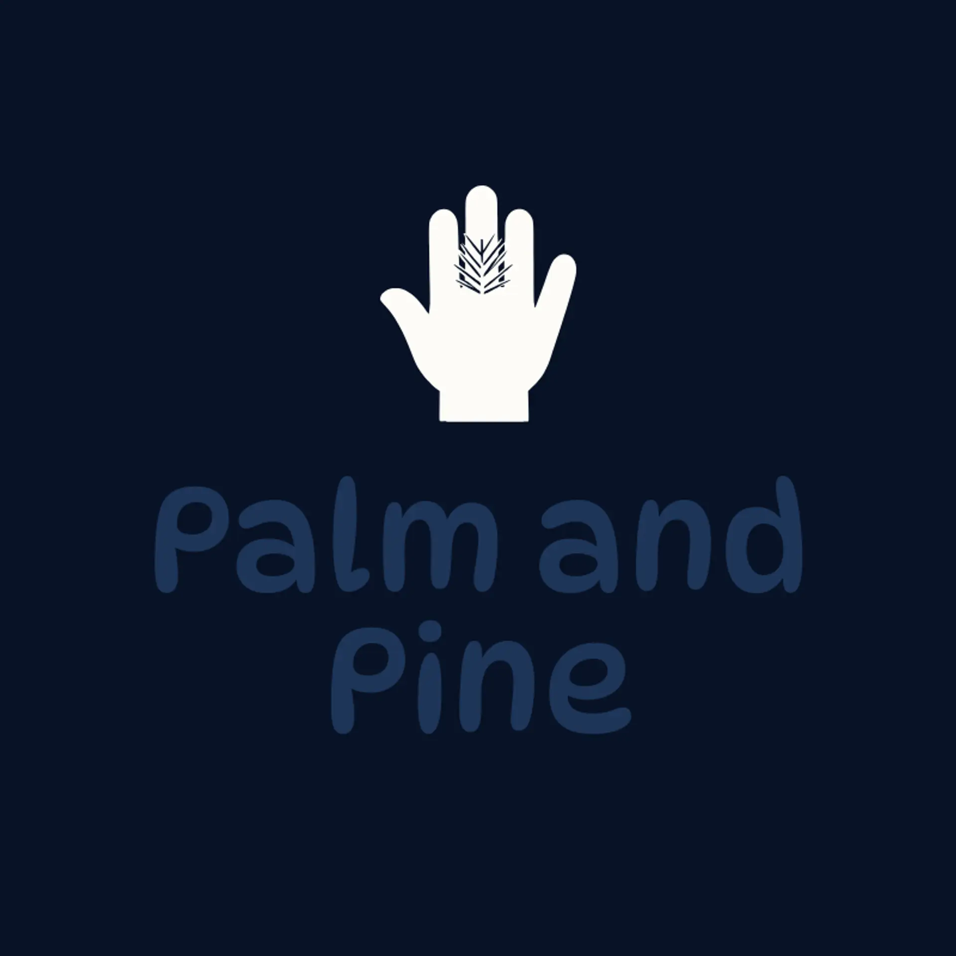 Palm and Pine logo for hand