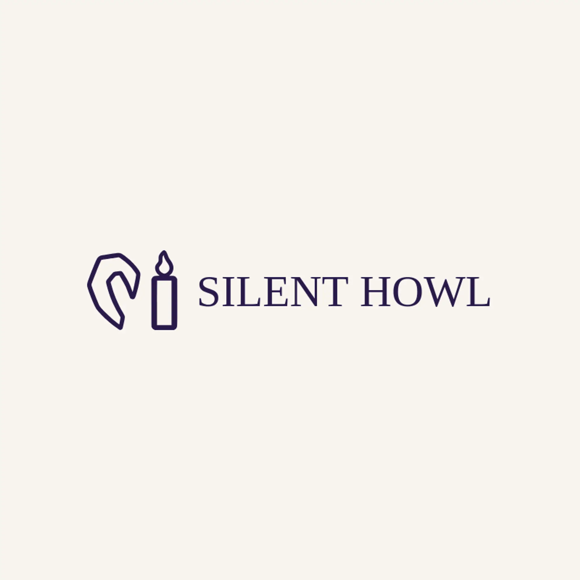 Silent Howl logo for horror
