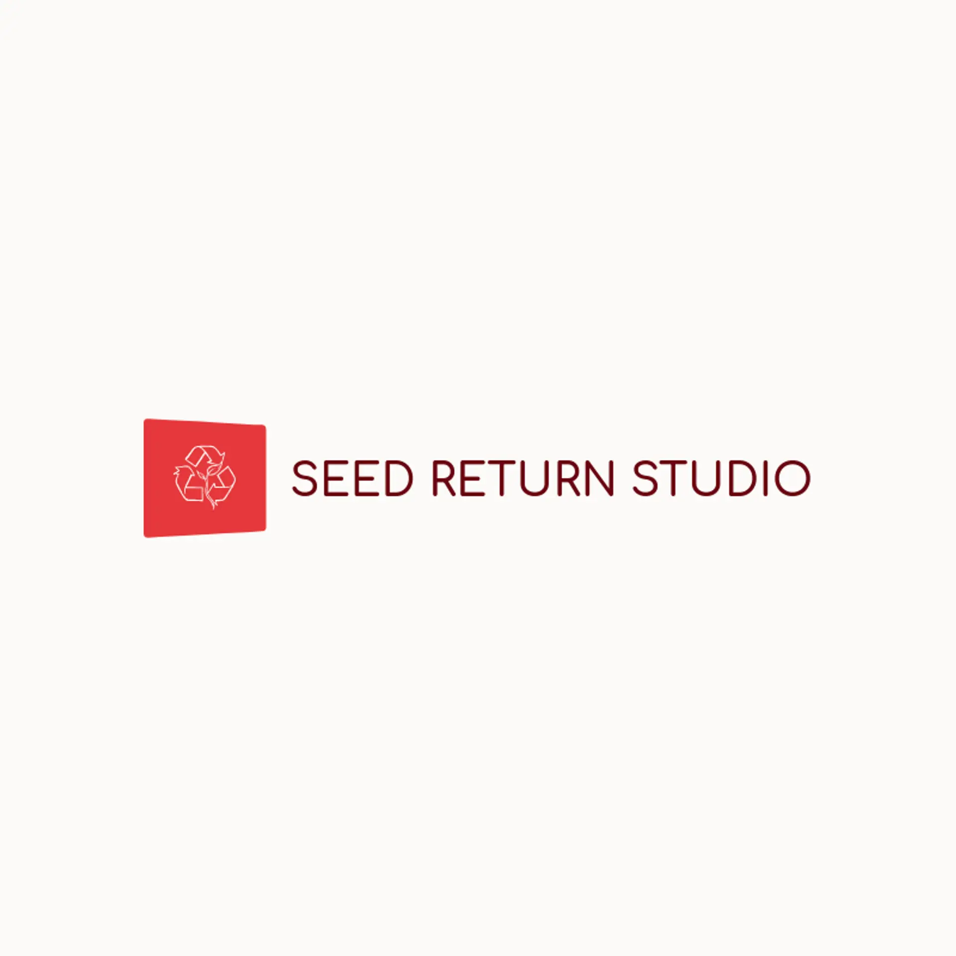 Seed Return Studio logo for recycle