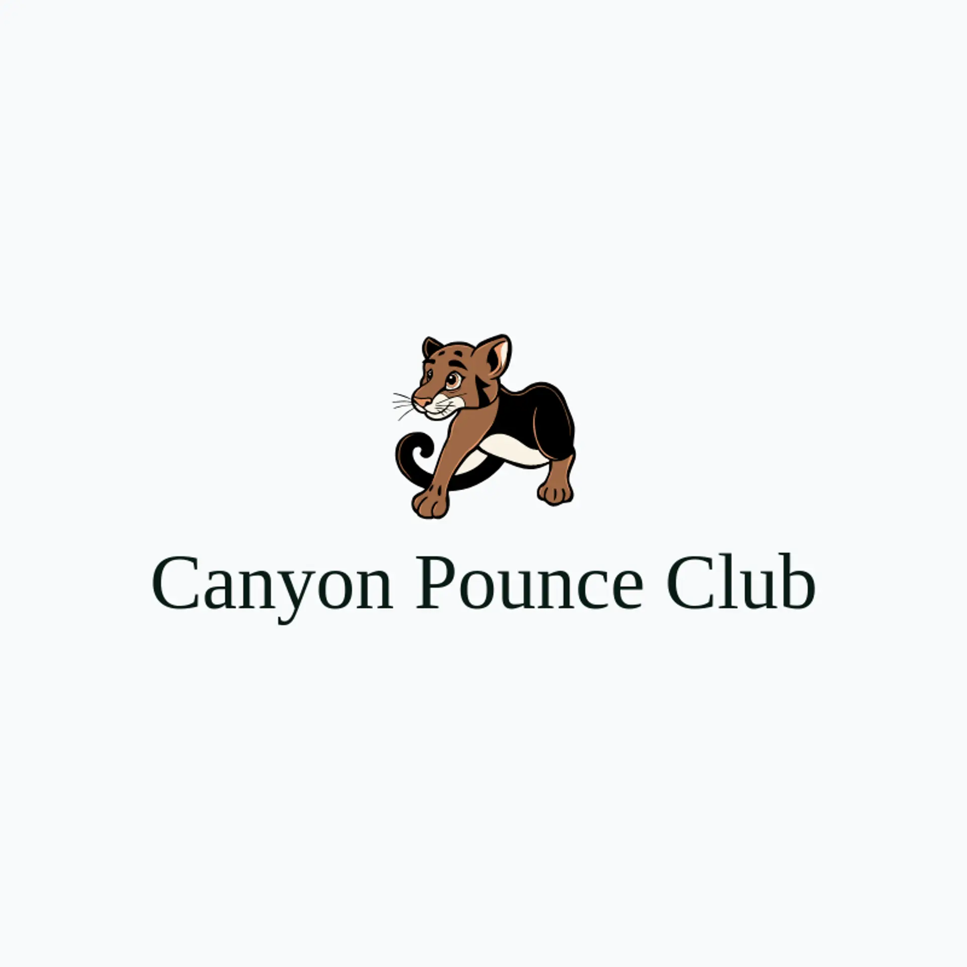 Canyon Pounce Club logo for cougar