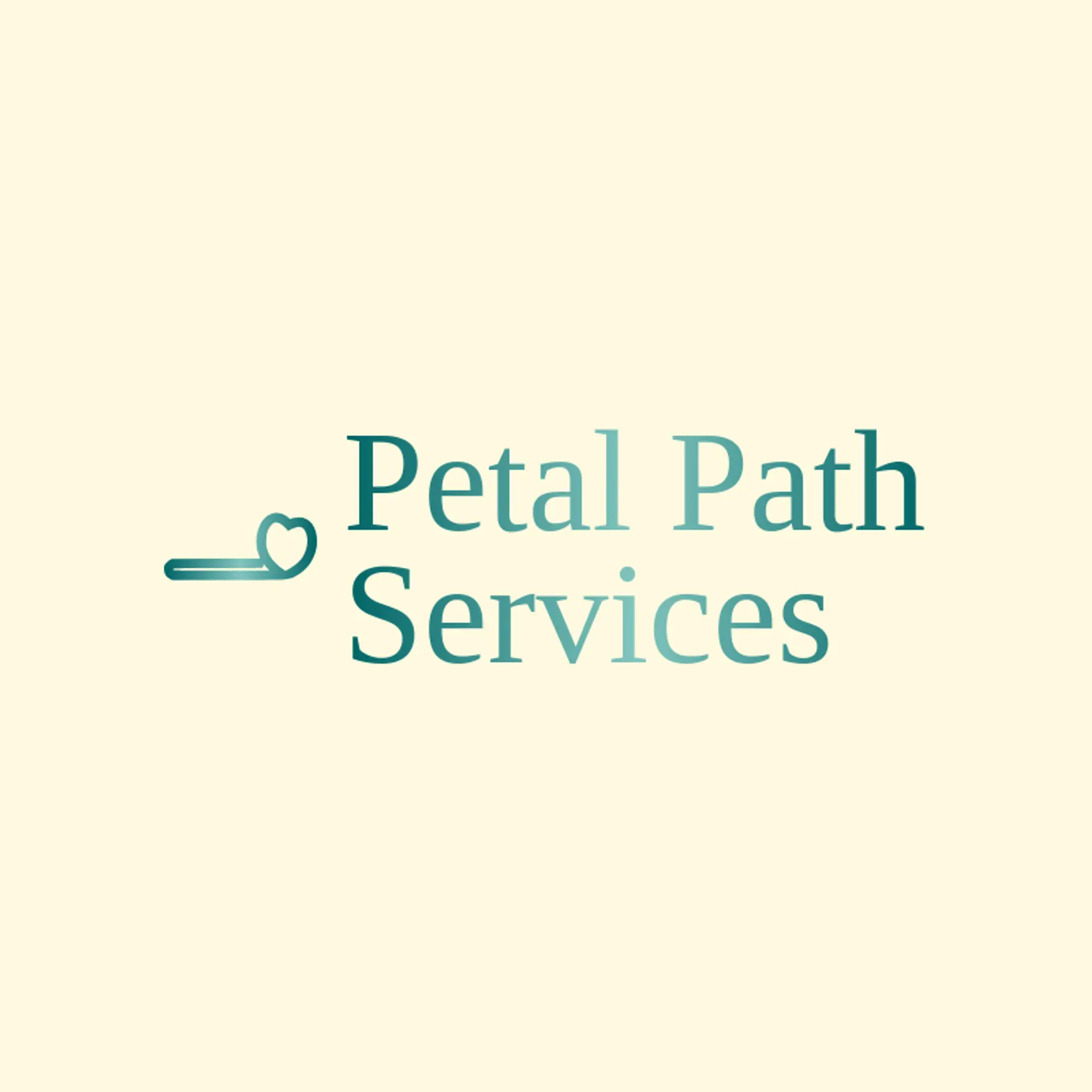 Petal Path Services logo for yard