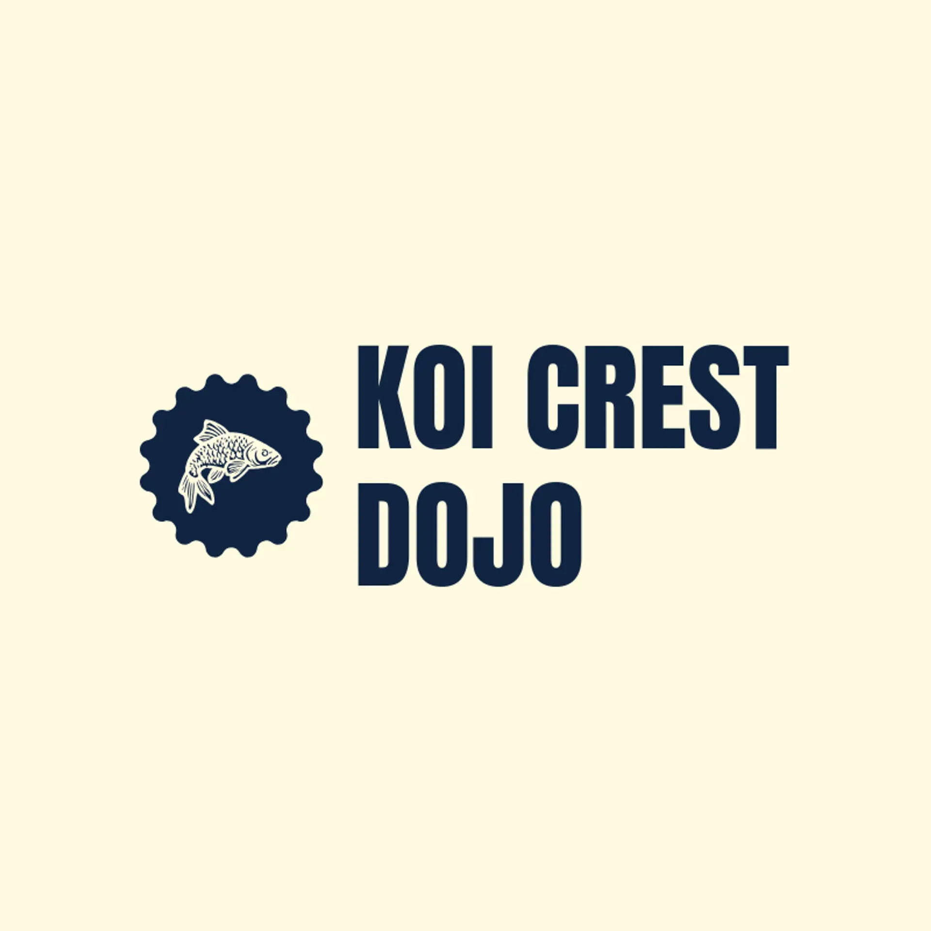 Koi Crest Dojo logo for samurai