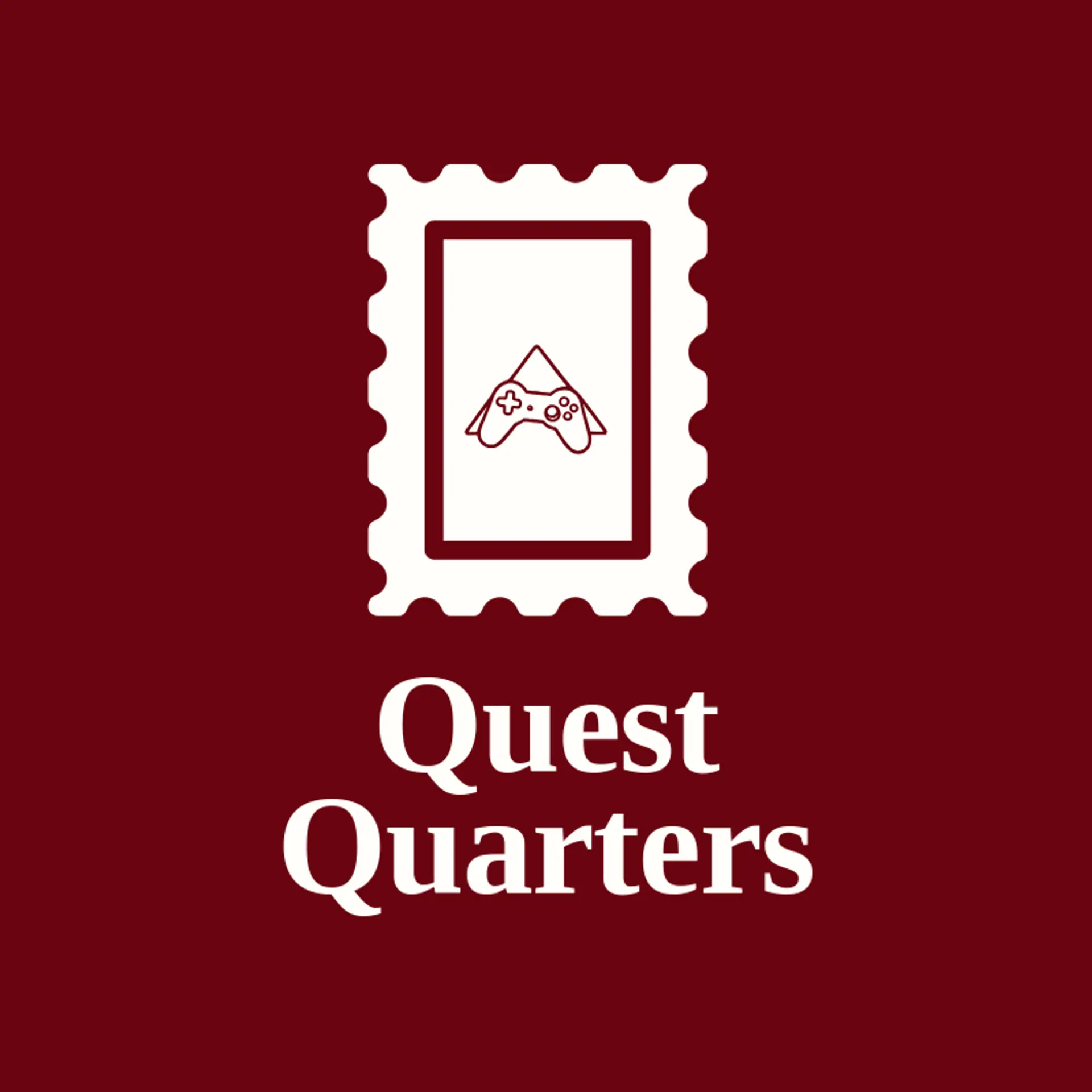 Quest Quarters logo for game controller