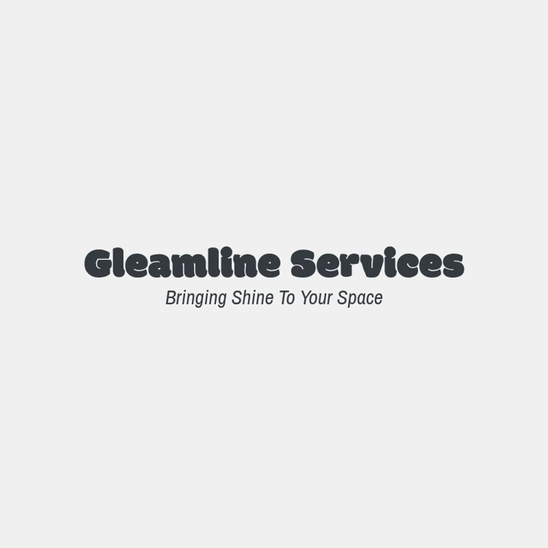 GleamLine Services logo for blg cleaning service