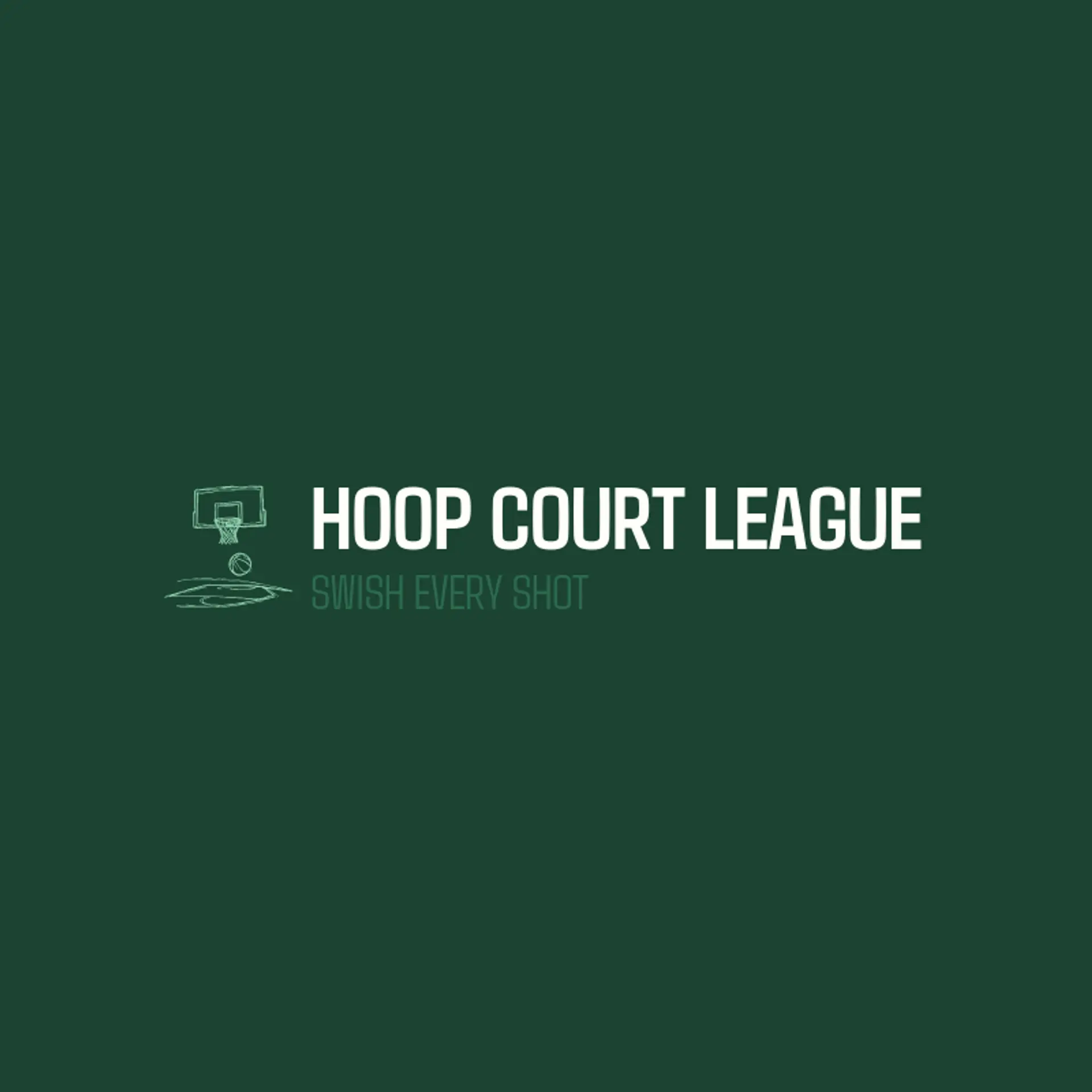 Hoop Court League logo for court