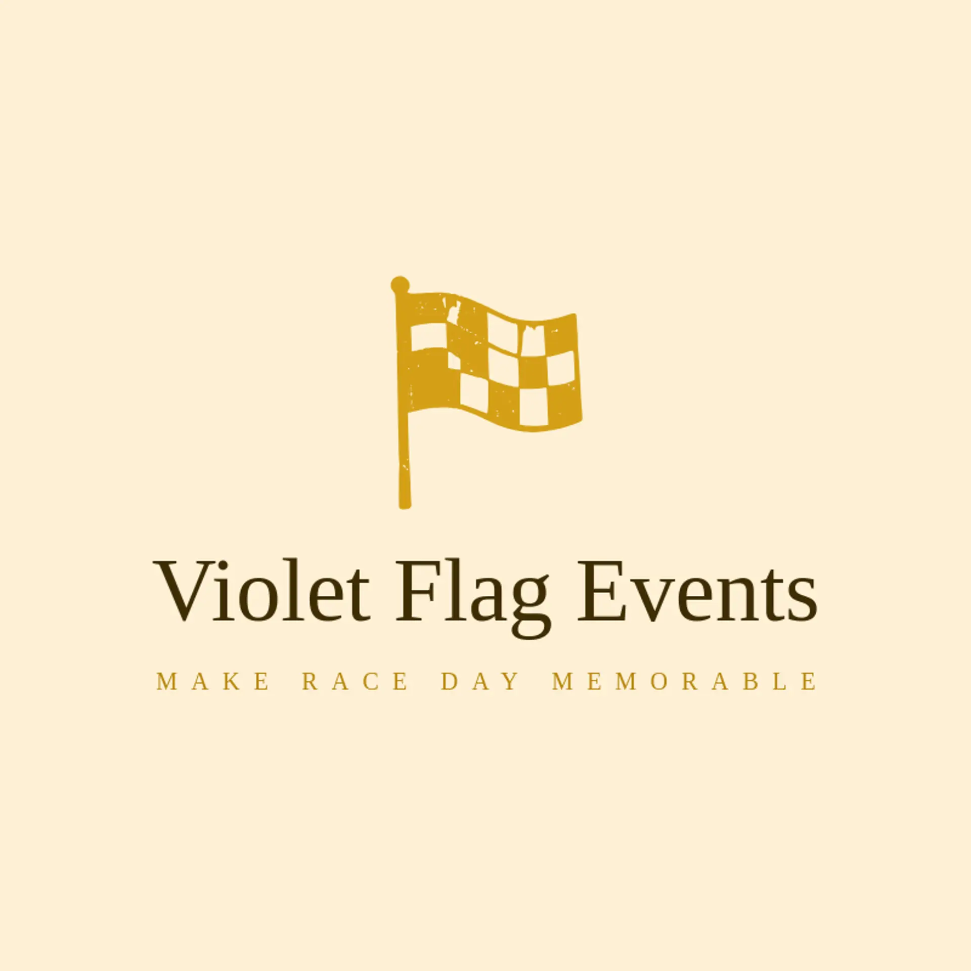 Violet Flag Events logo for race