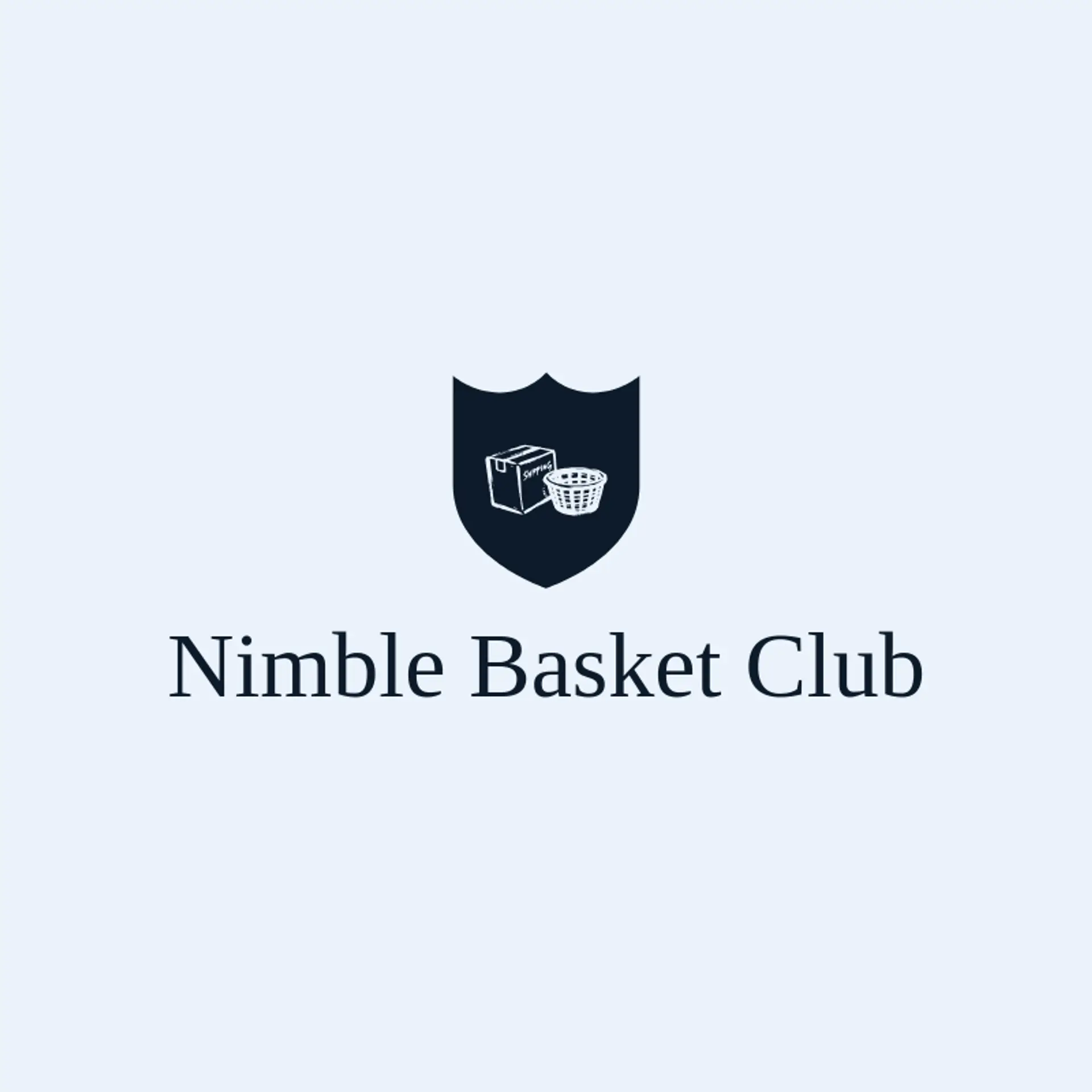 Nimble Basket Club logo for dropshipping