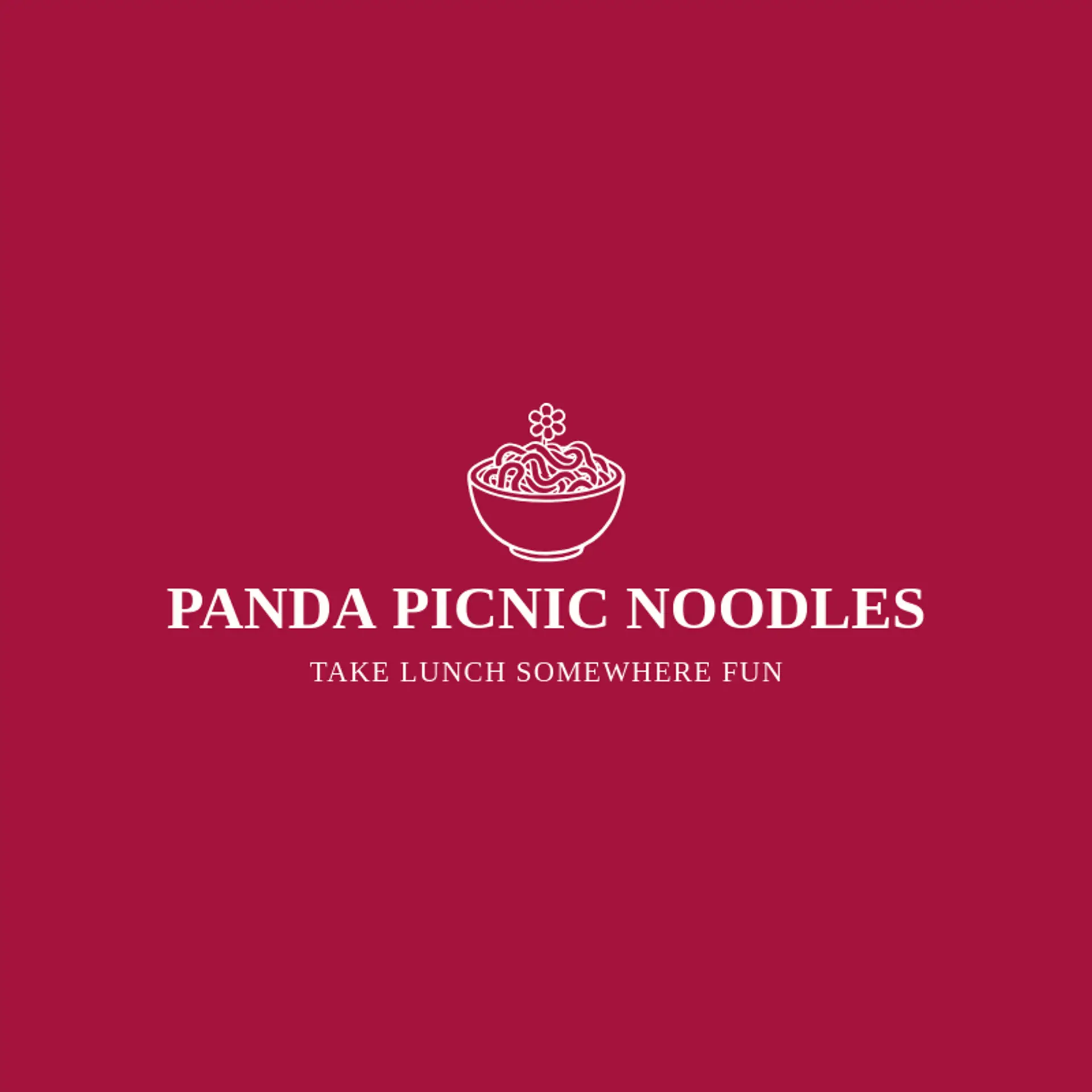 Panda Picnic Noodles logo for noodle