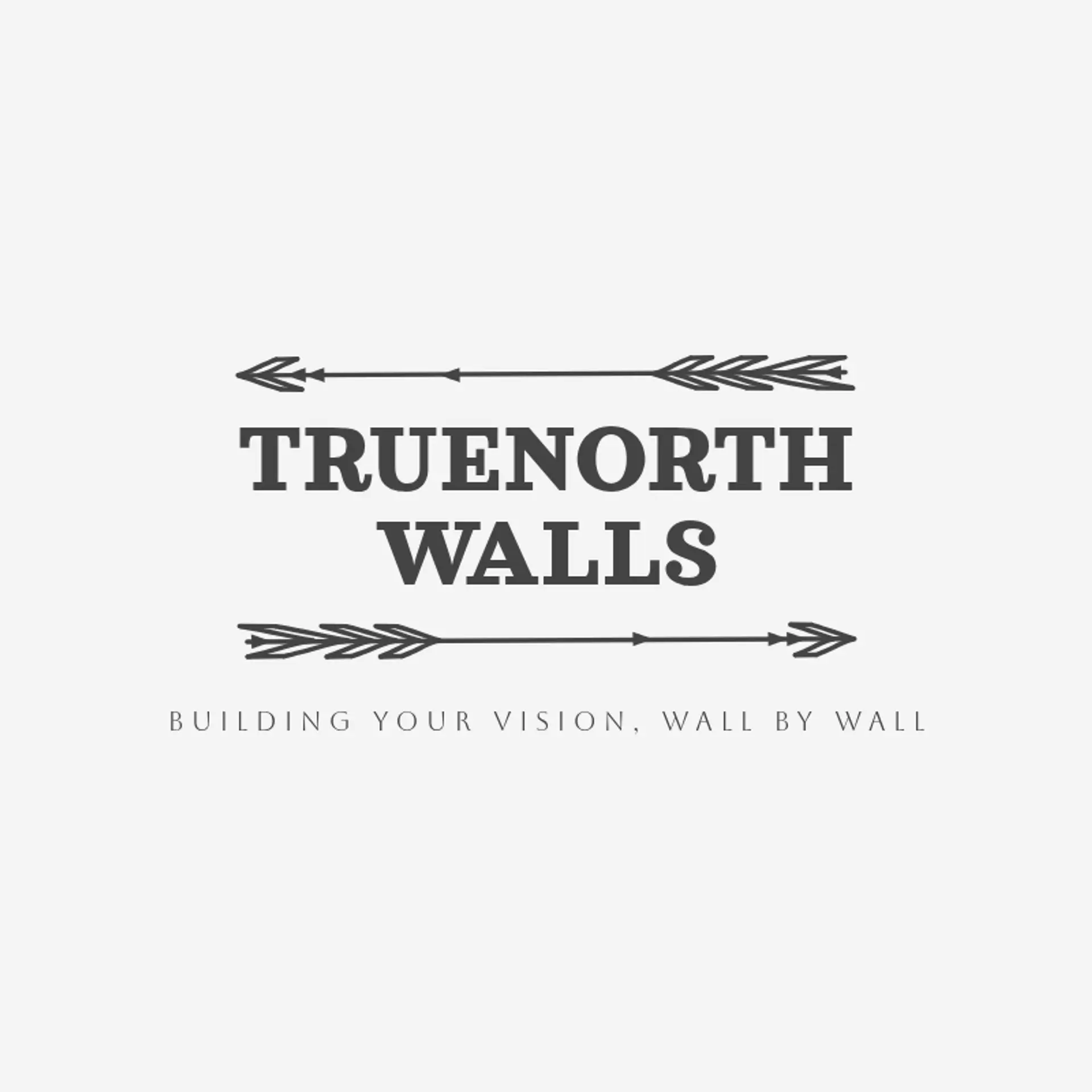 TrueNorth Walls logo for construction dry wall