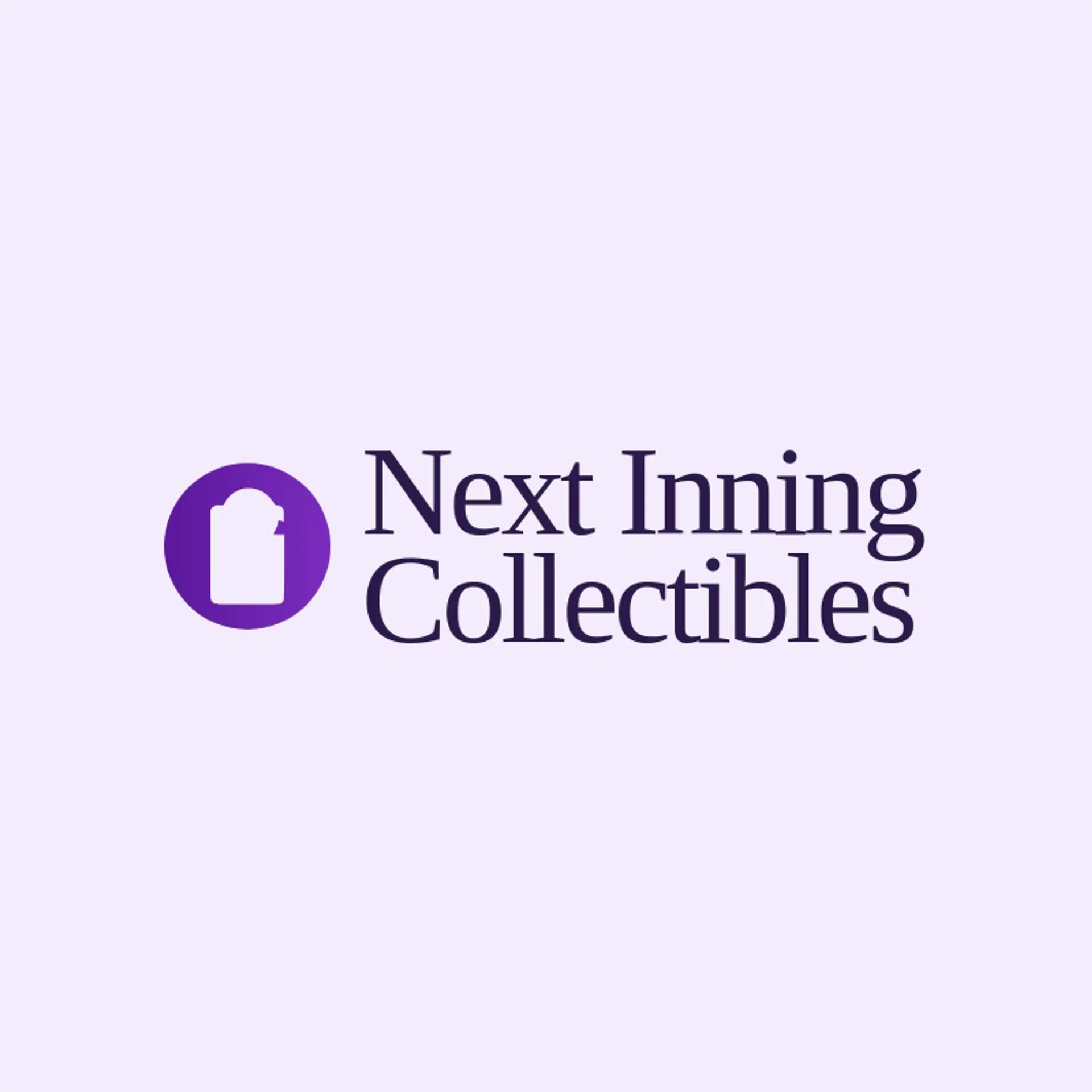 Next Inning Collectibles logo for sports card