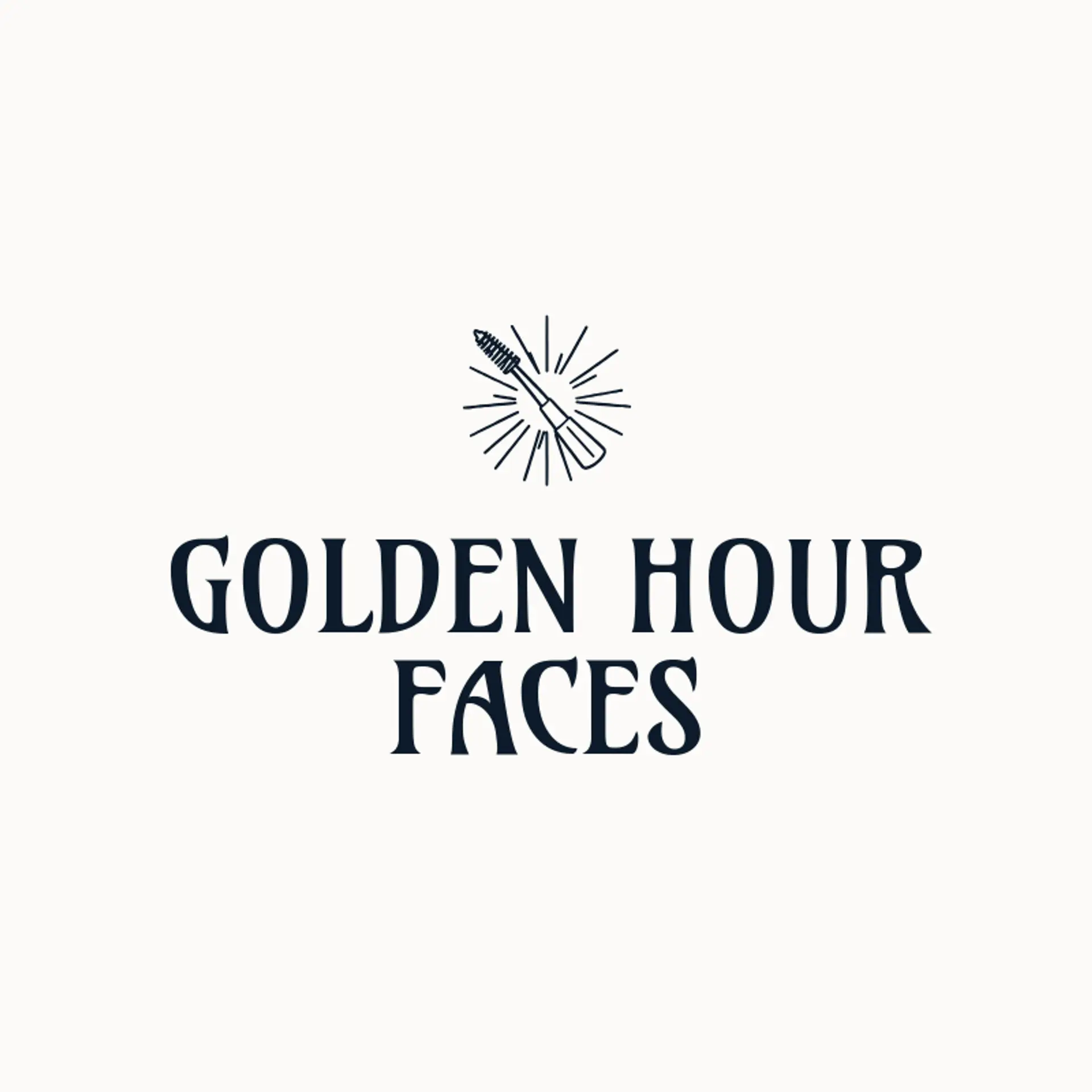 Golden Hour Faces logo for makeup