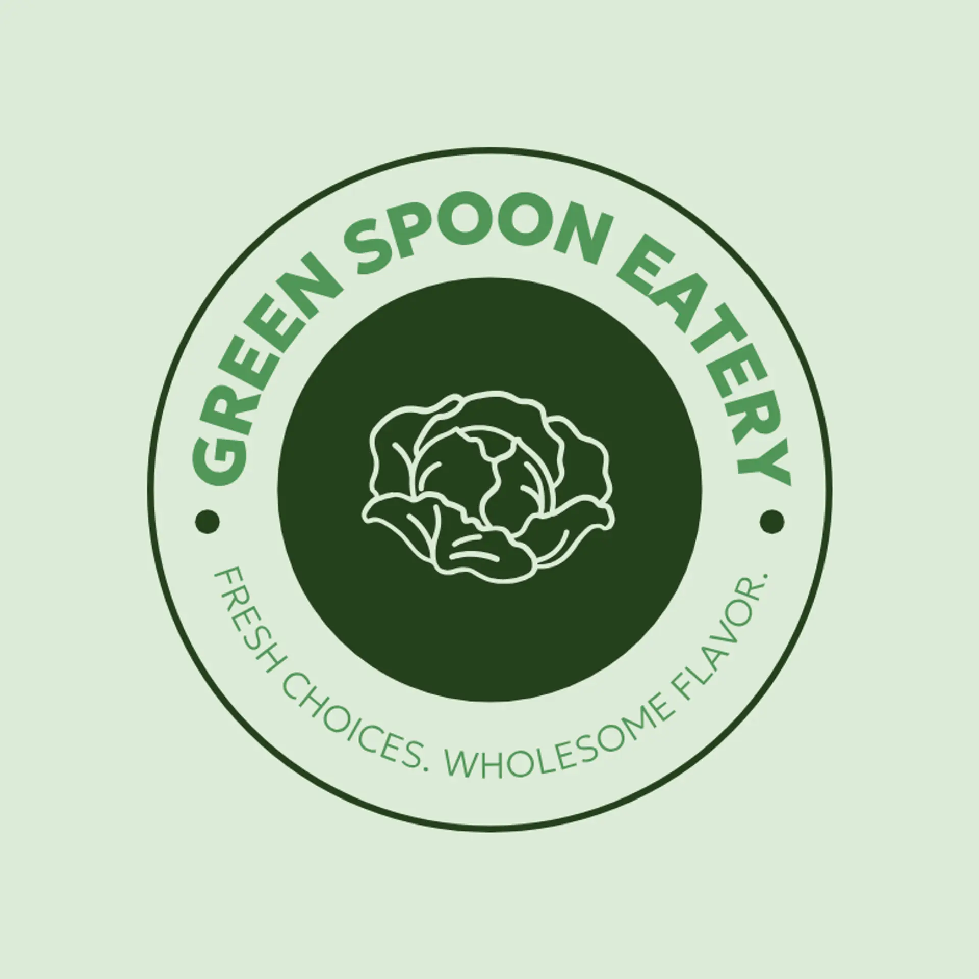 Fresh Meadow Eats logo for healthy restaurant