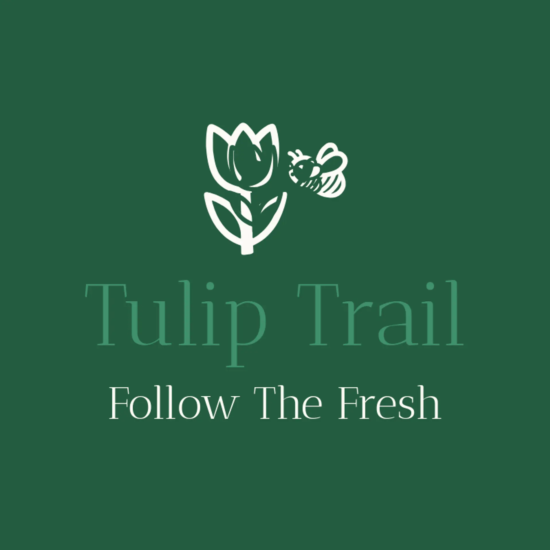 Tulip Trail logo for flower
