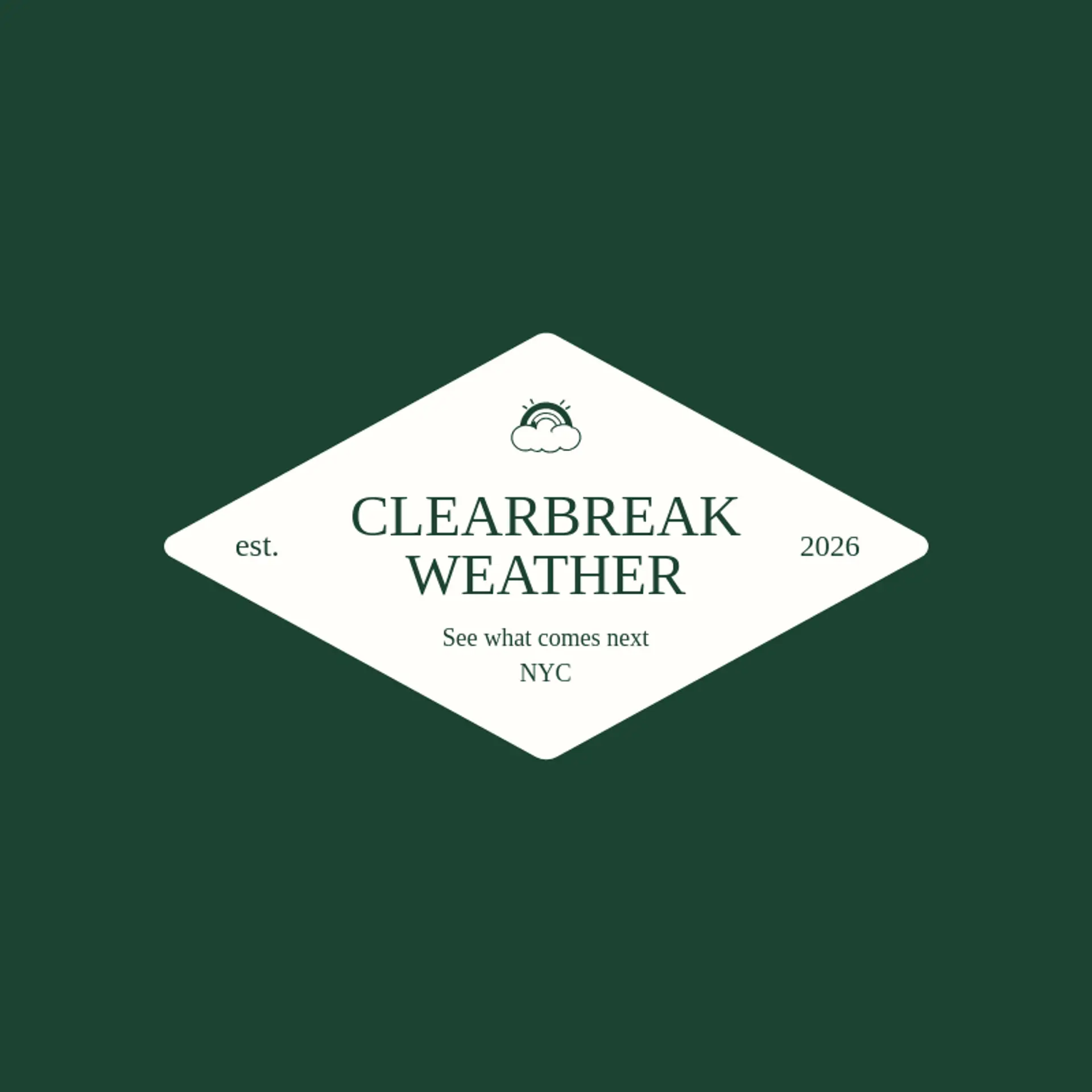Clearbreak Weather logo for rain