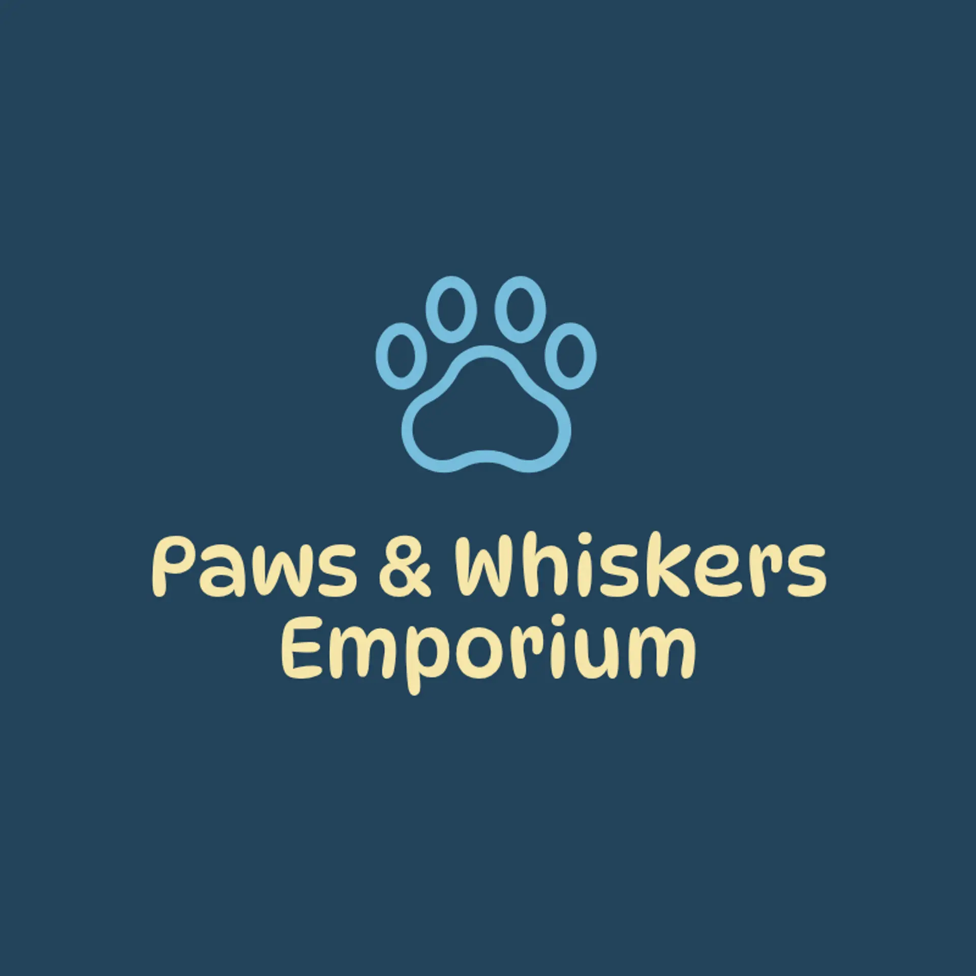 Pawfect Companions logo for pet store