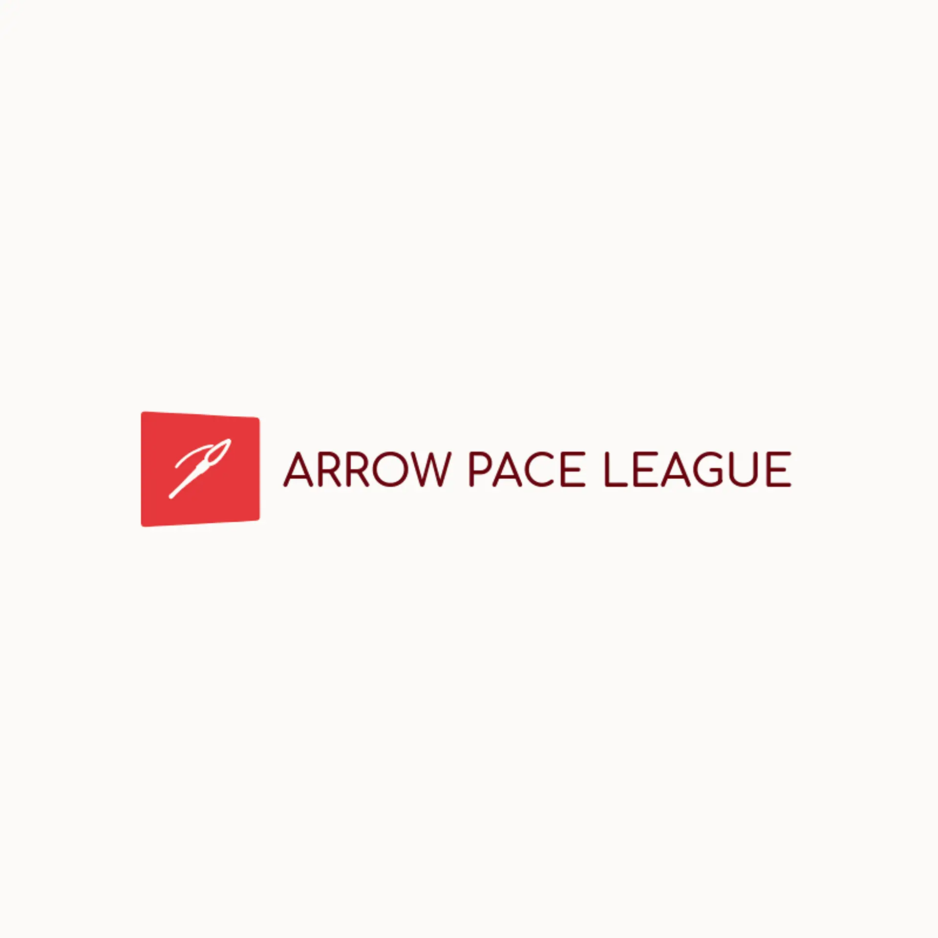 Arrow Pace League logo for track and field