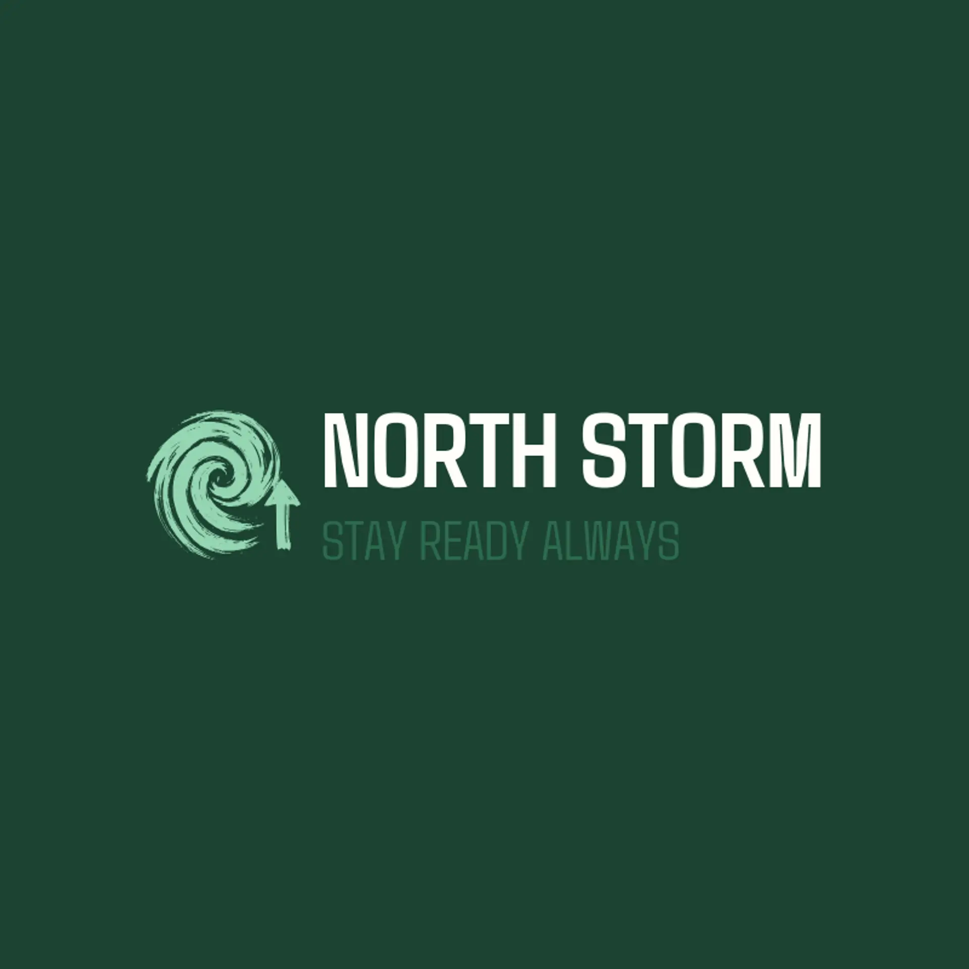 North Storm logo for hurricane