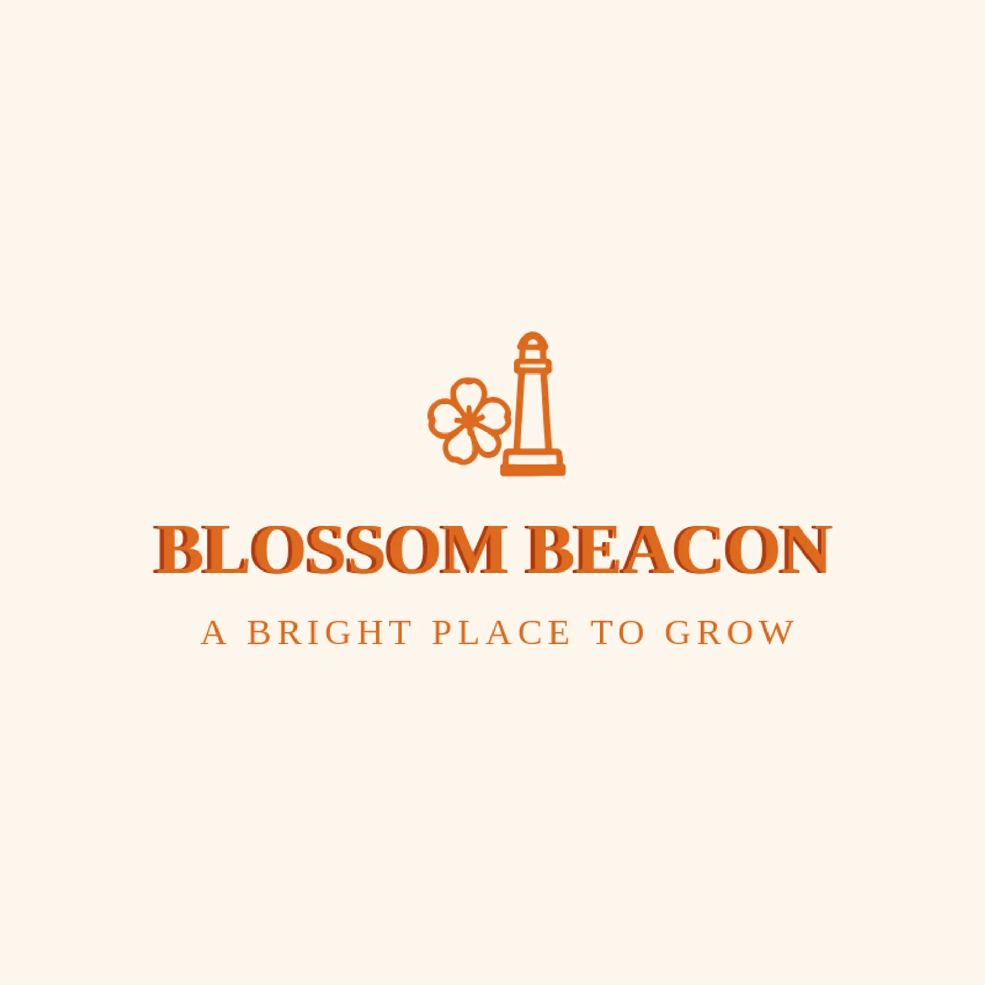Blossom Beacon logo for cherry blossom