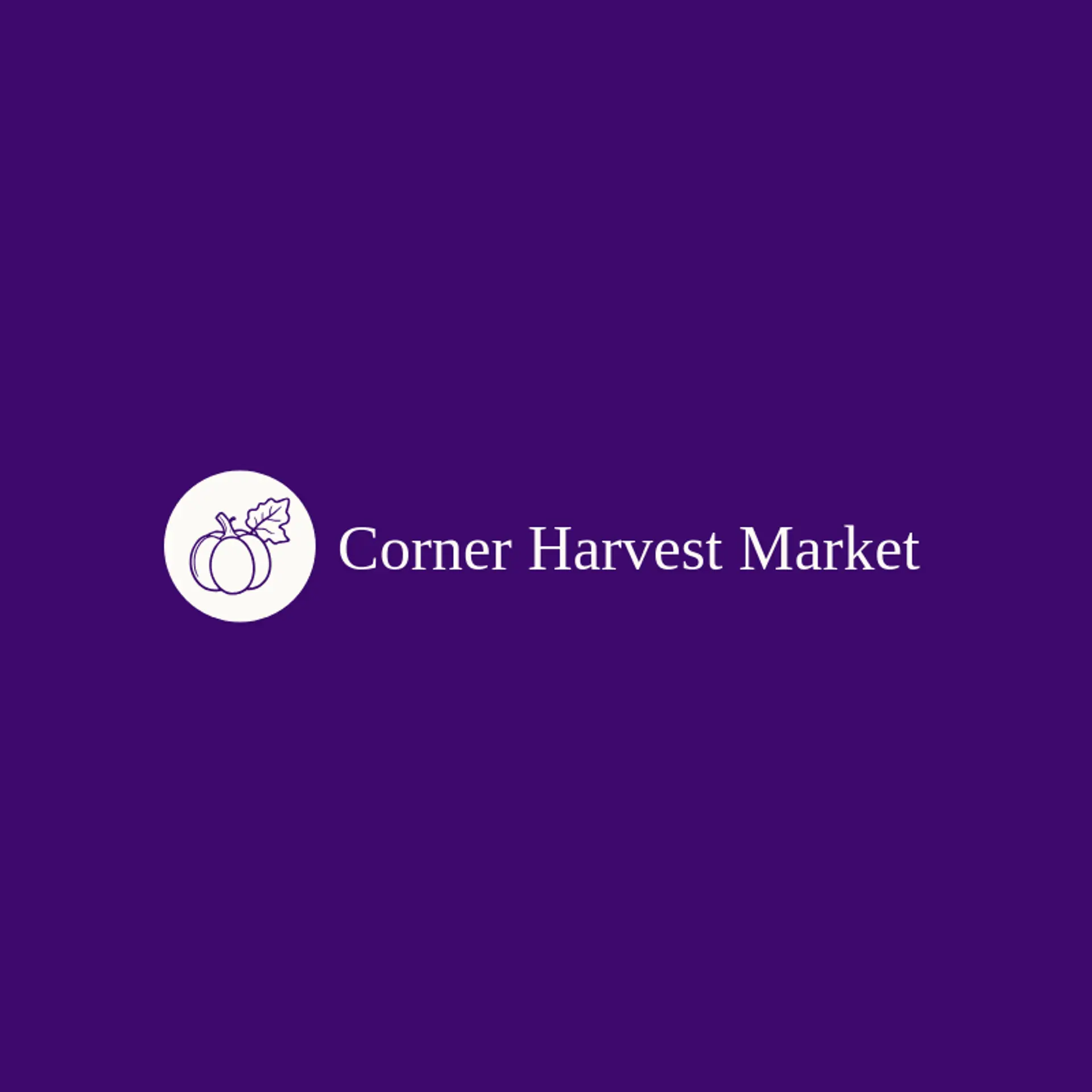 Corner Harvest Market logo for grocery