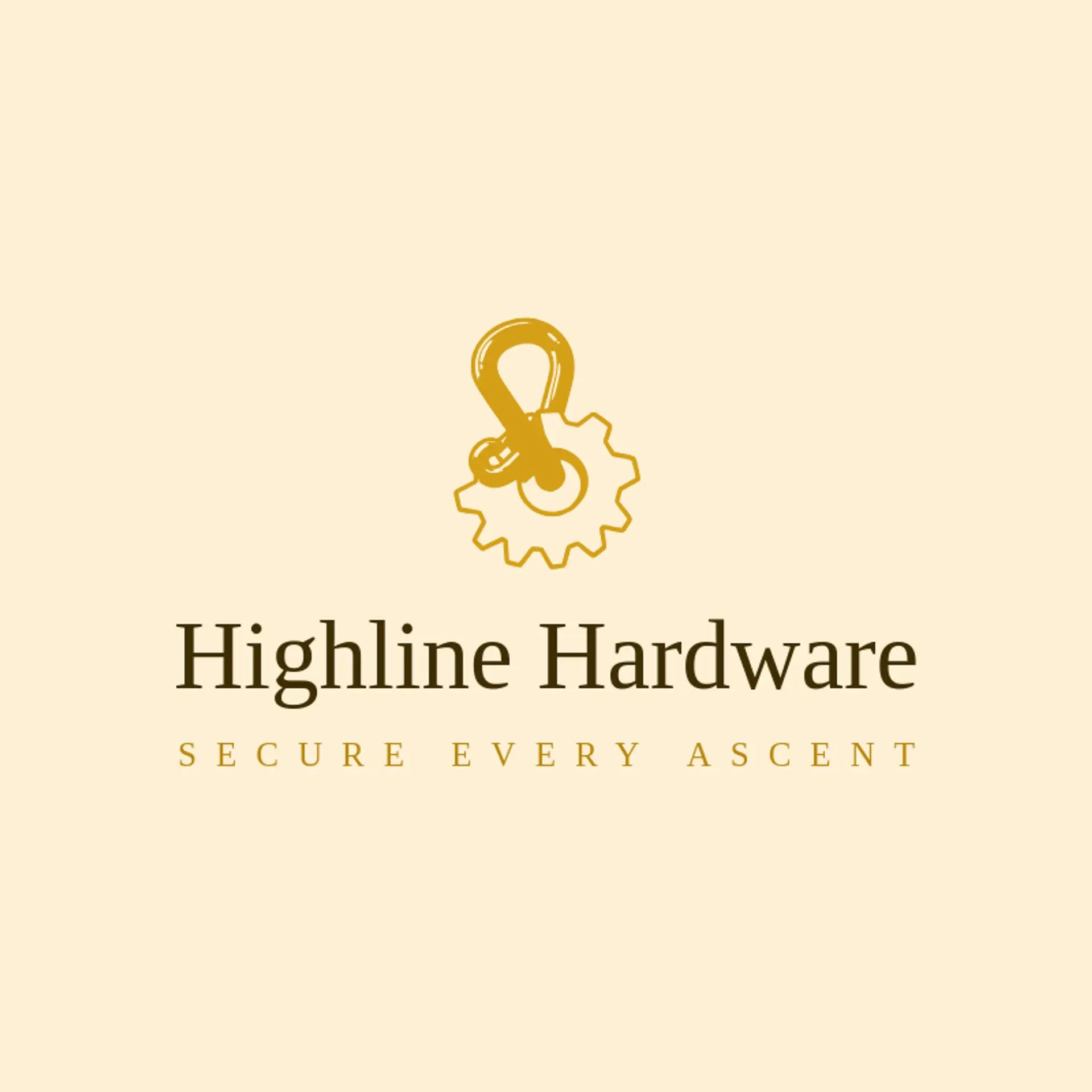 Highline Hardware logo for gear