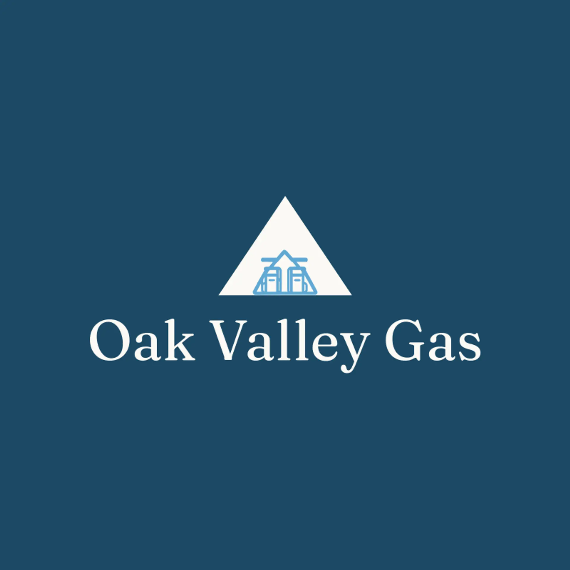 Oak Valley Gas logo for gas station